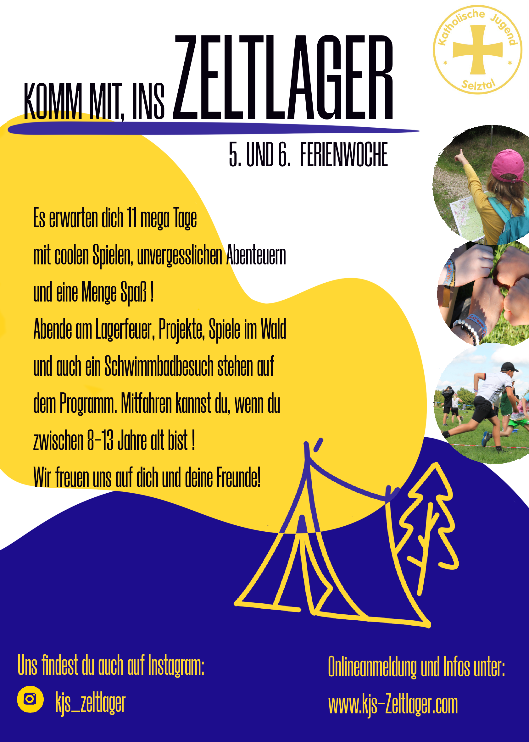 KJS Sommerzeltlager Flyer