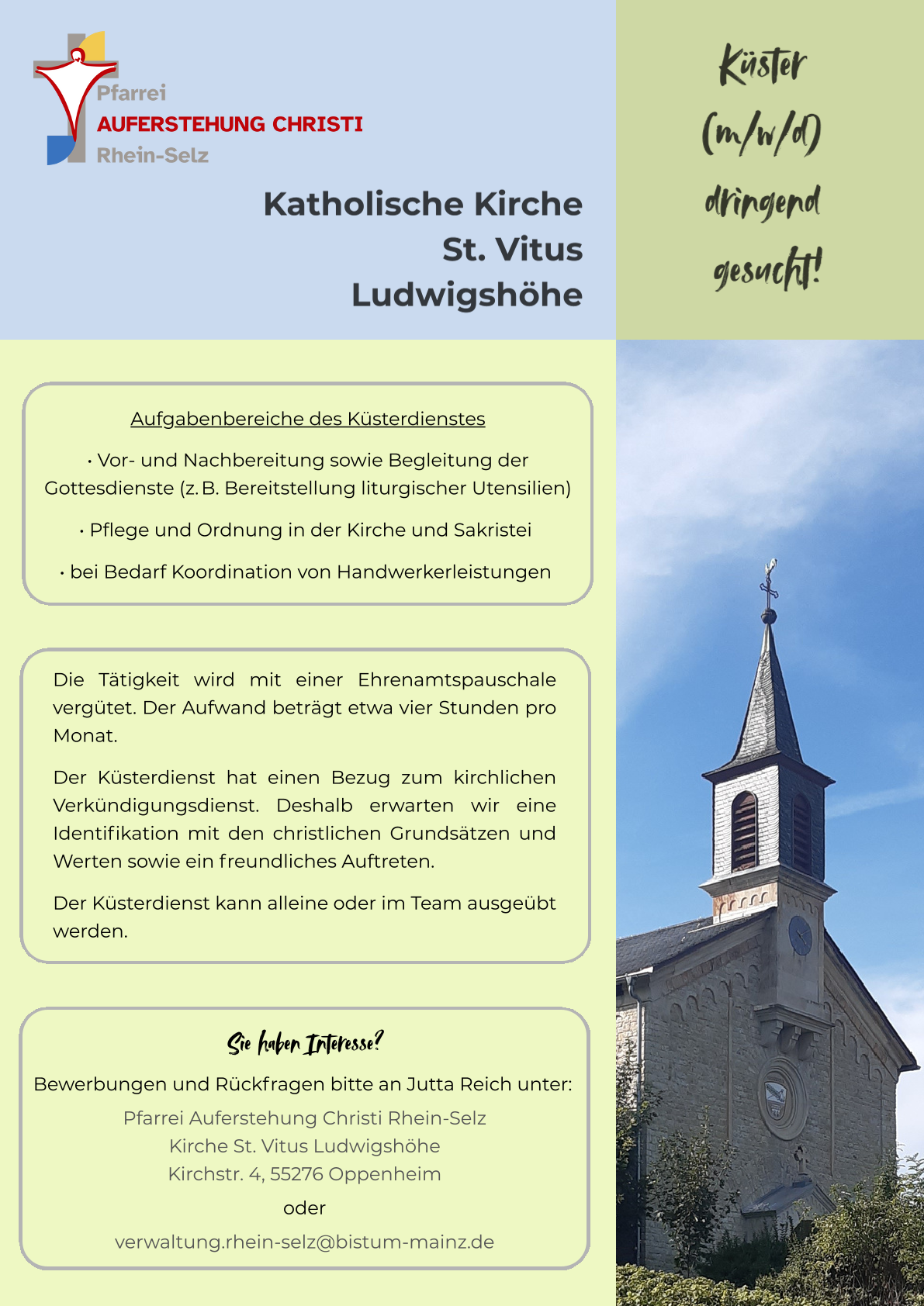 Küsterdienst_Ausschreibung