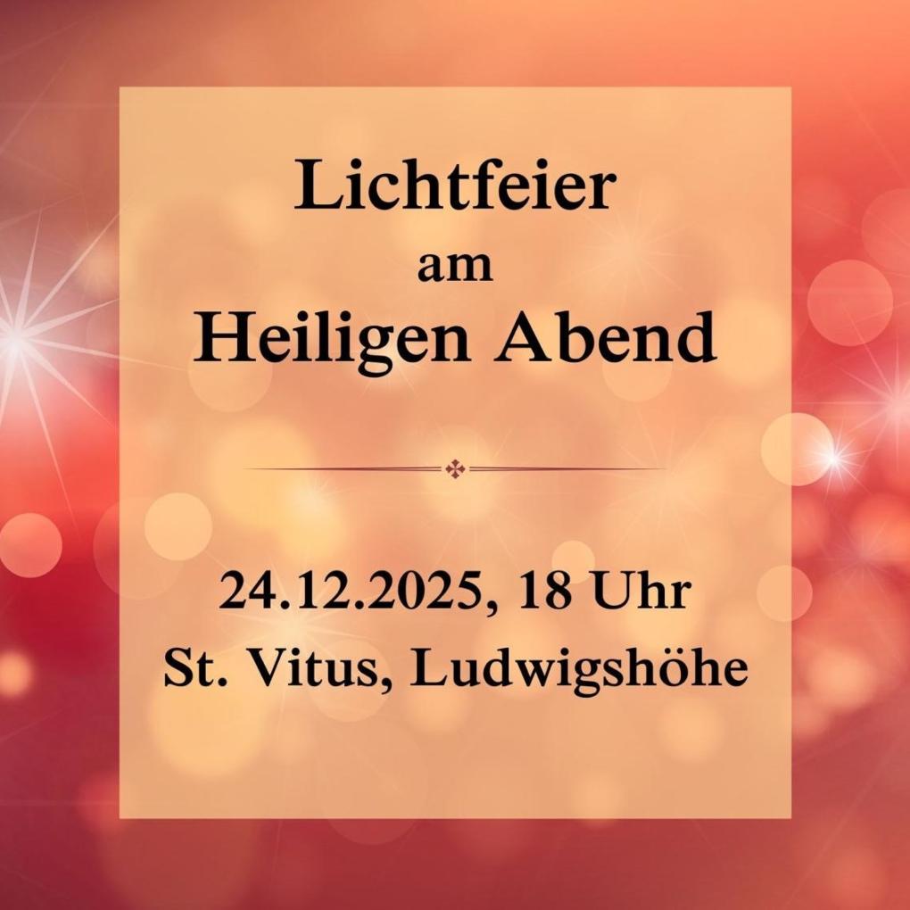 Lichtfeier am Heiligen Abend 2025