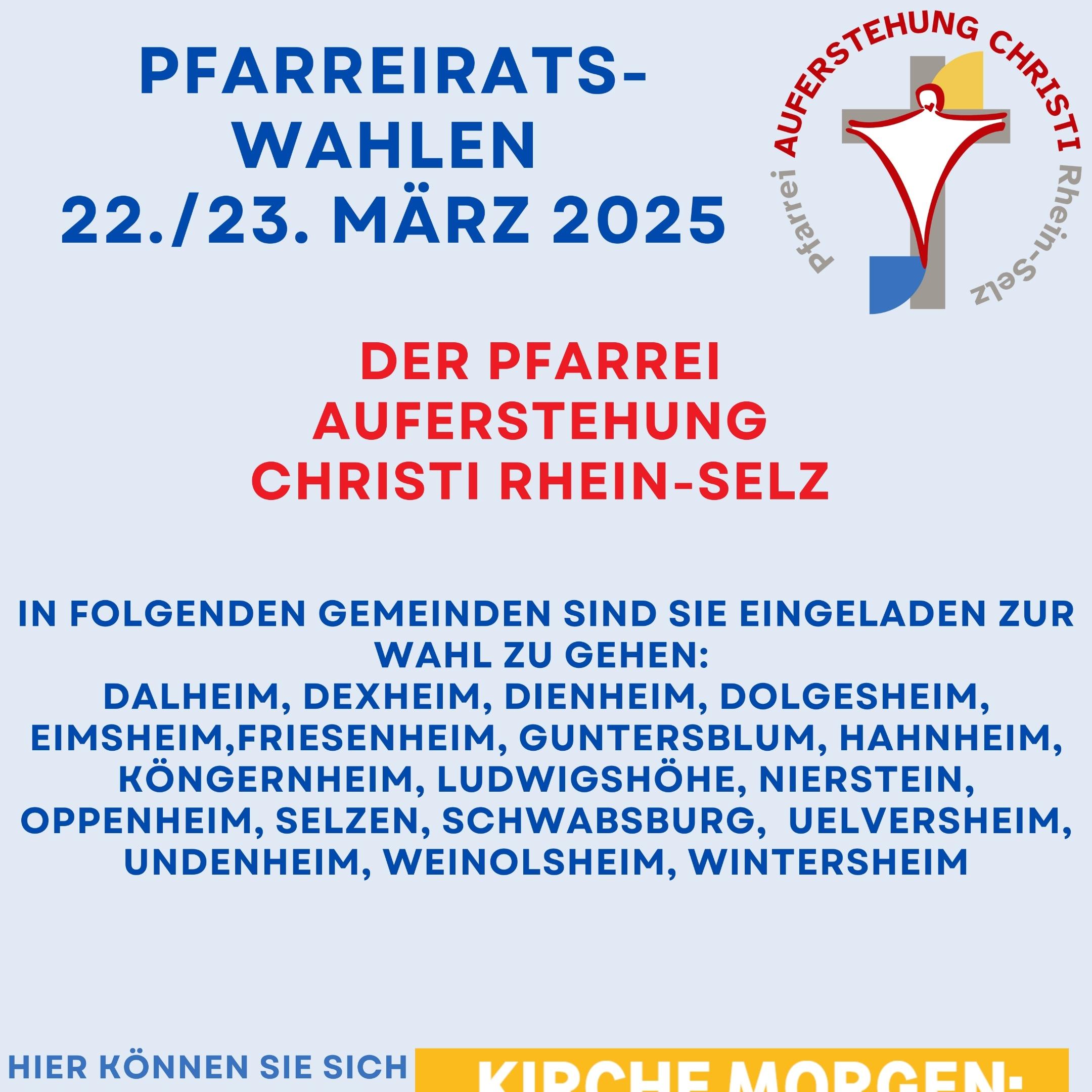 Pfarreiratswahl 2025