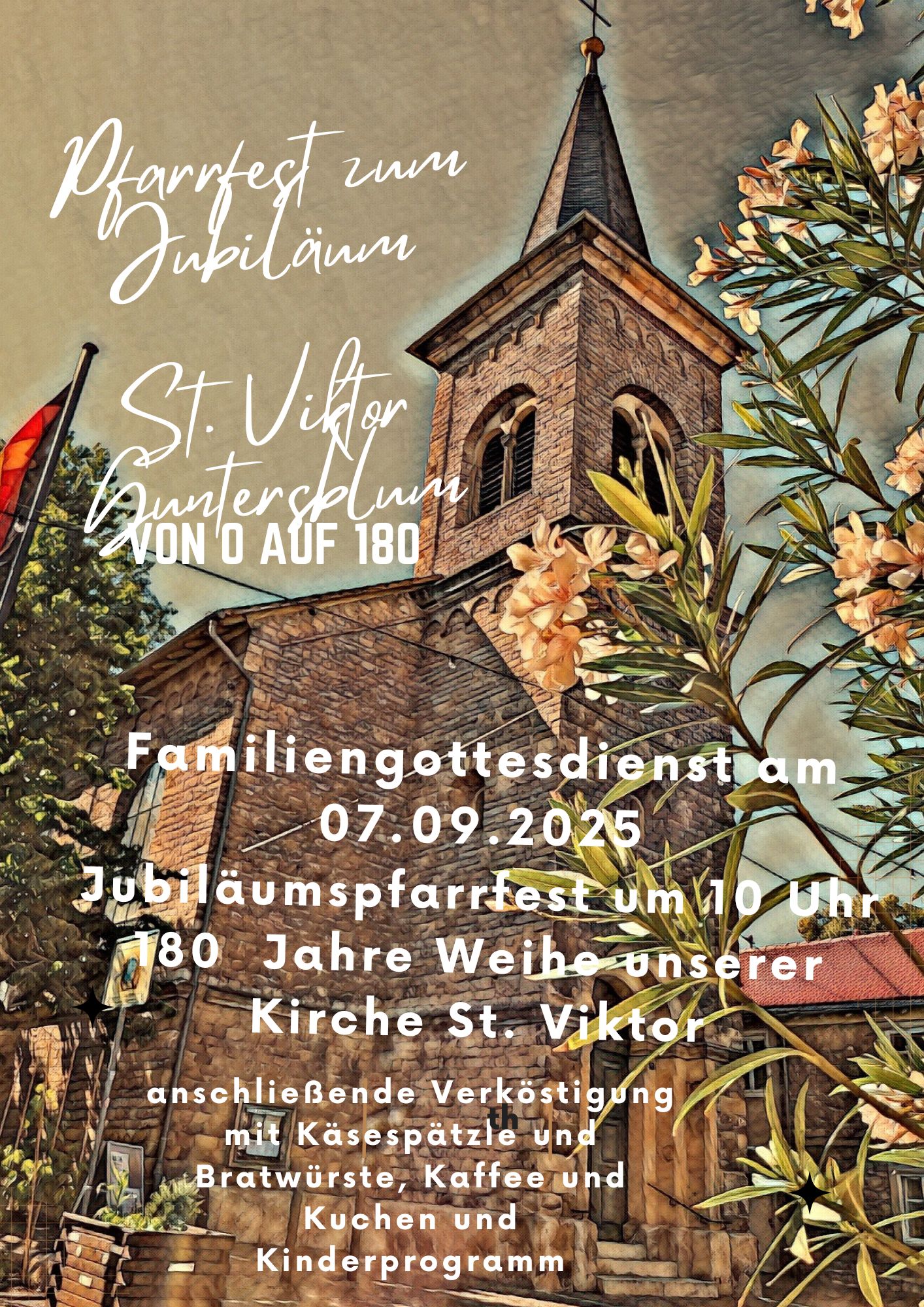 Plakat Pfarrfest 2025