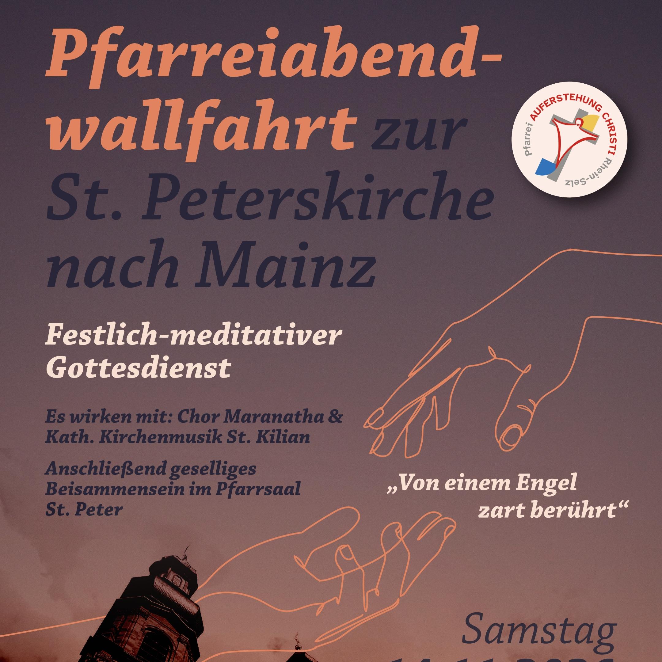 Abendwallfahrt nach St Peter, Mainz