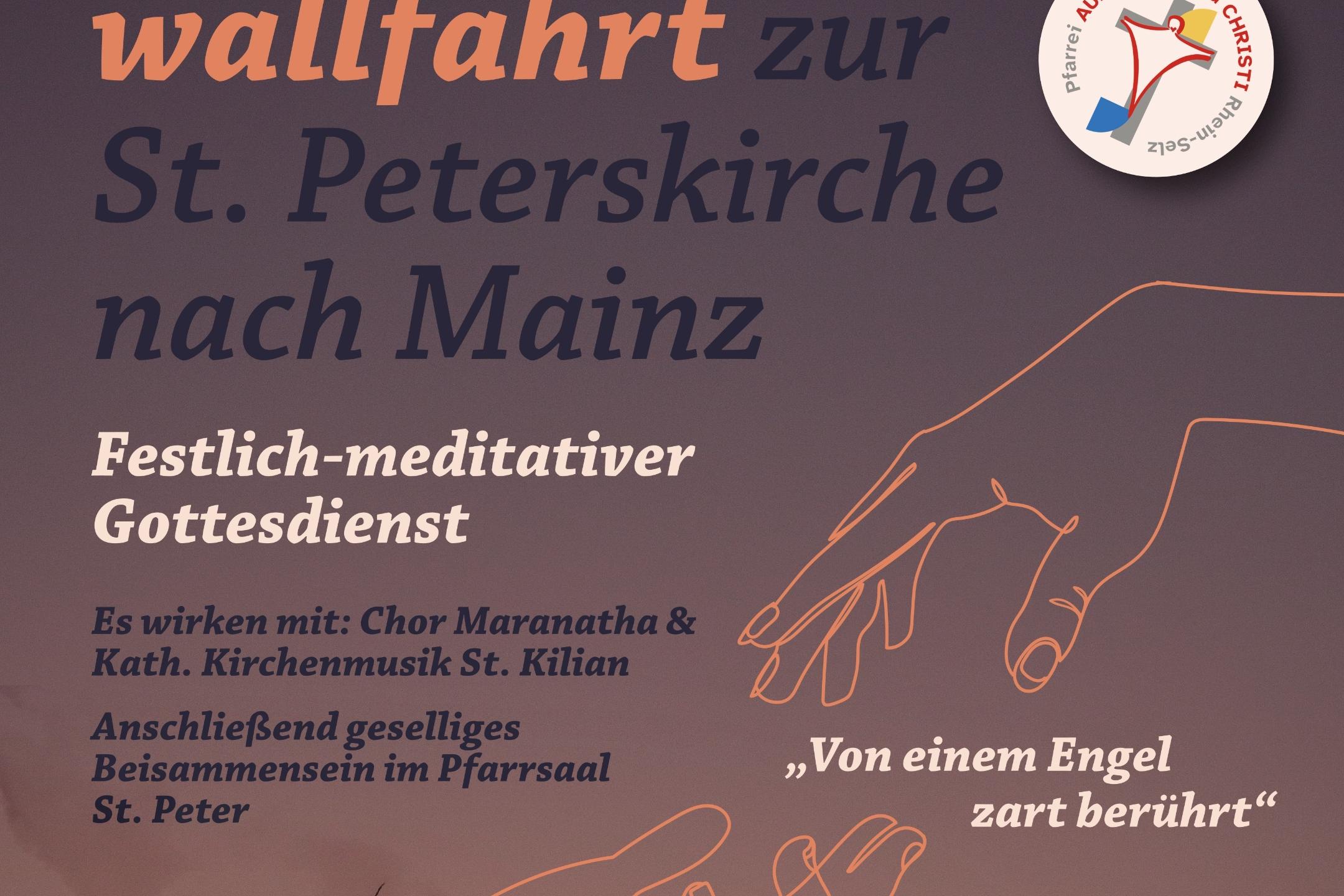 Abendwallfahrt nach St Peter, Mainz