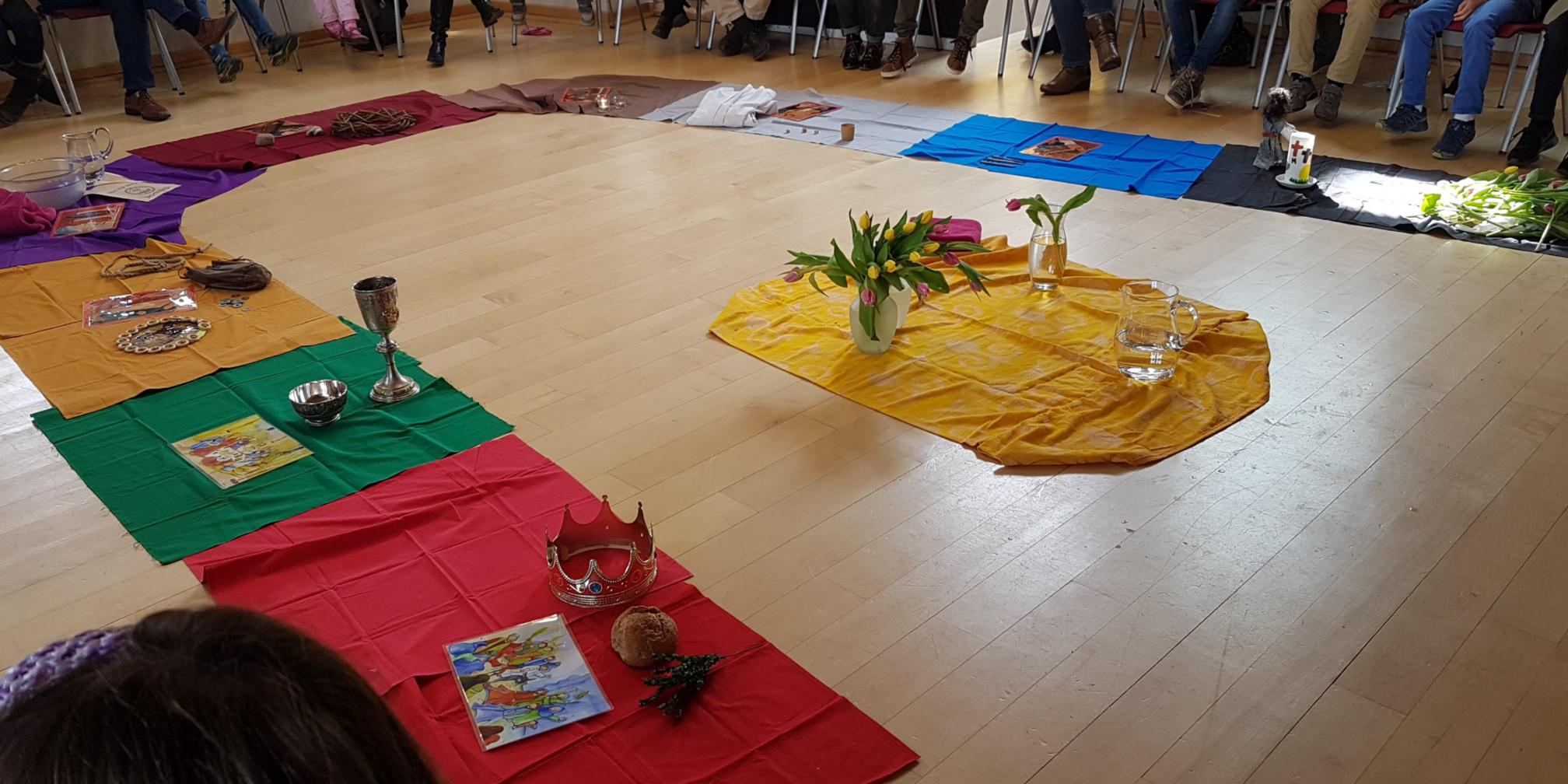 Kreuzweg mit Kindern in der PG Wörrstadt