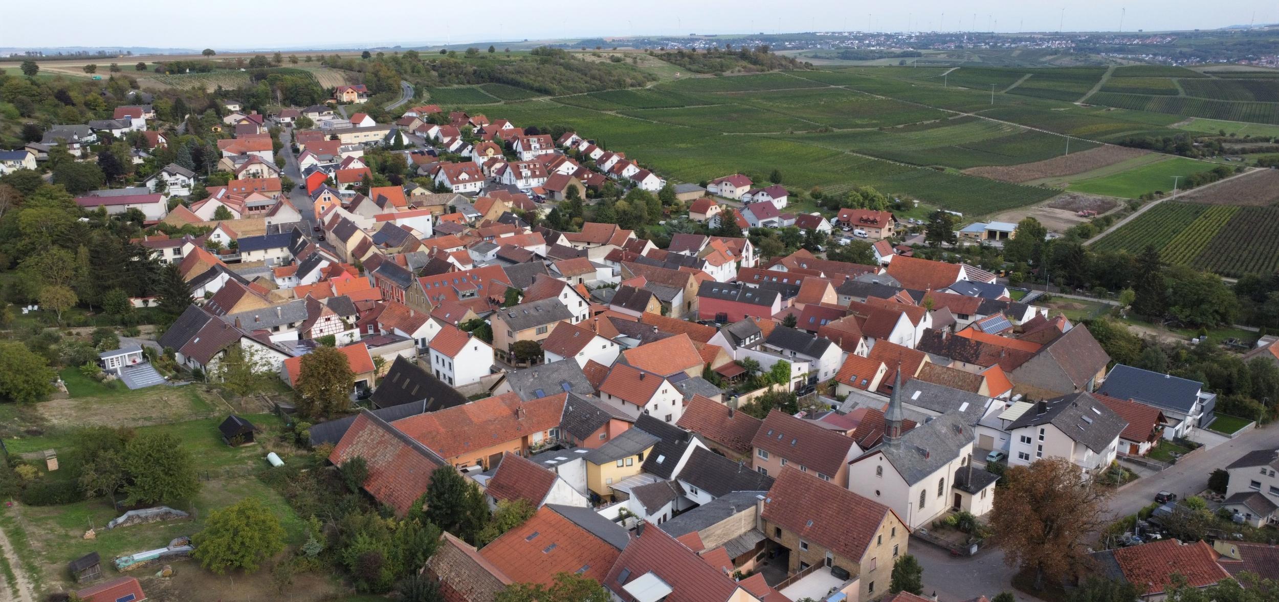 Blick auf Vendersheim