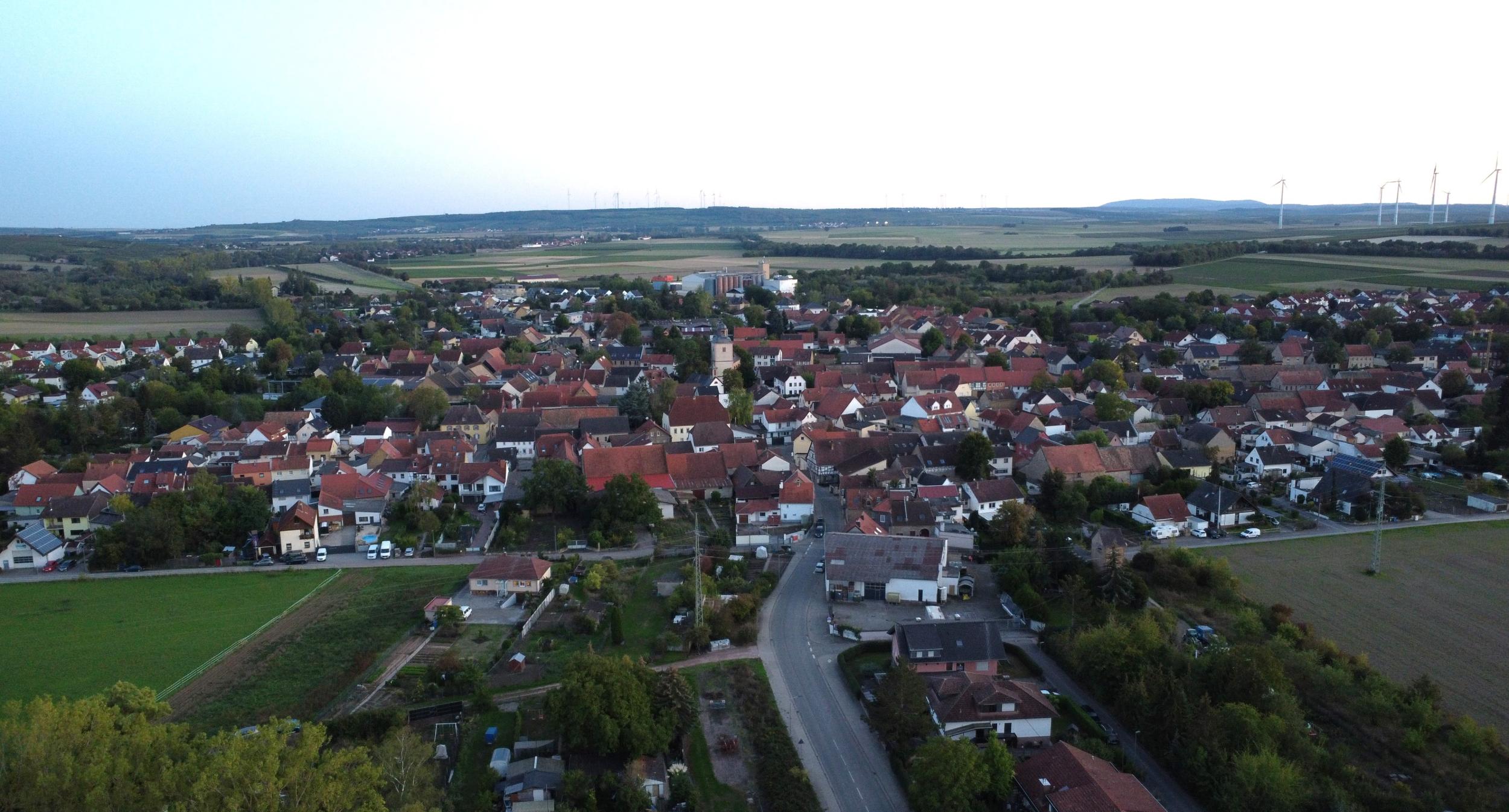 Blick auf Wallertheim