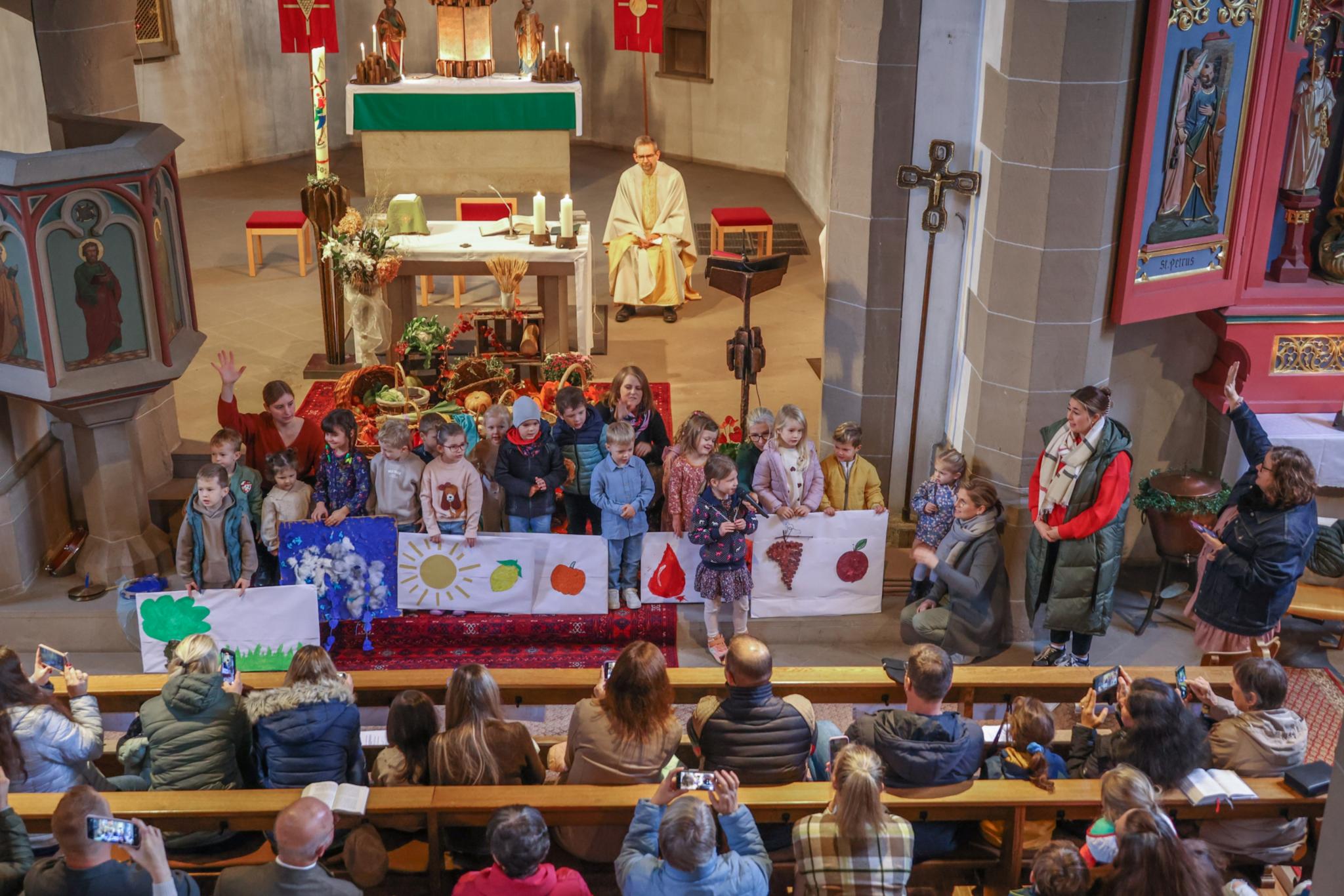 Erntedankgottesdienst der Kita in Gabsheim