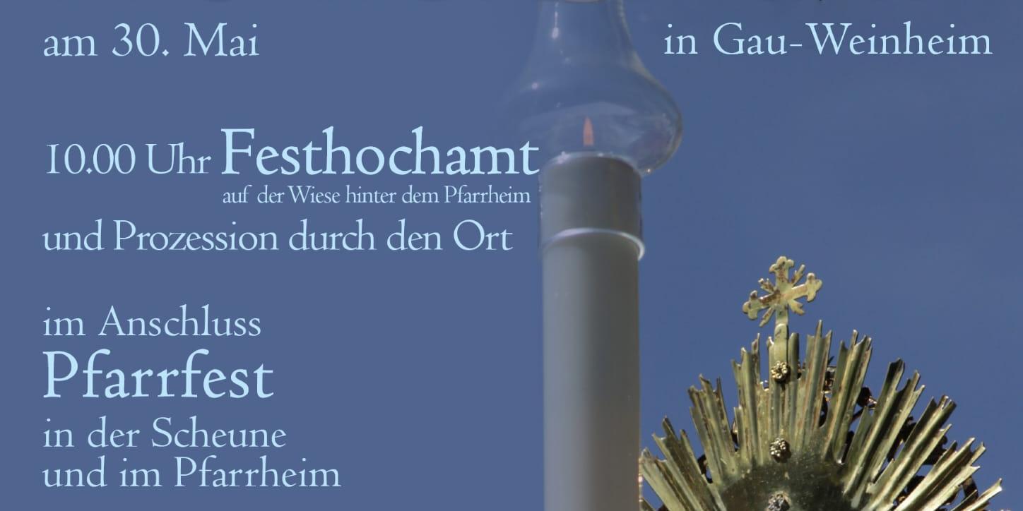 Einladung Fronleichnam