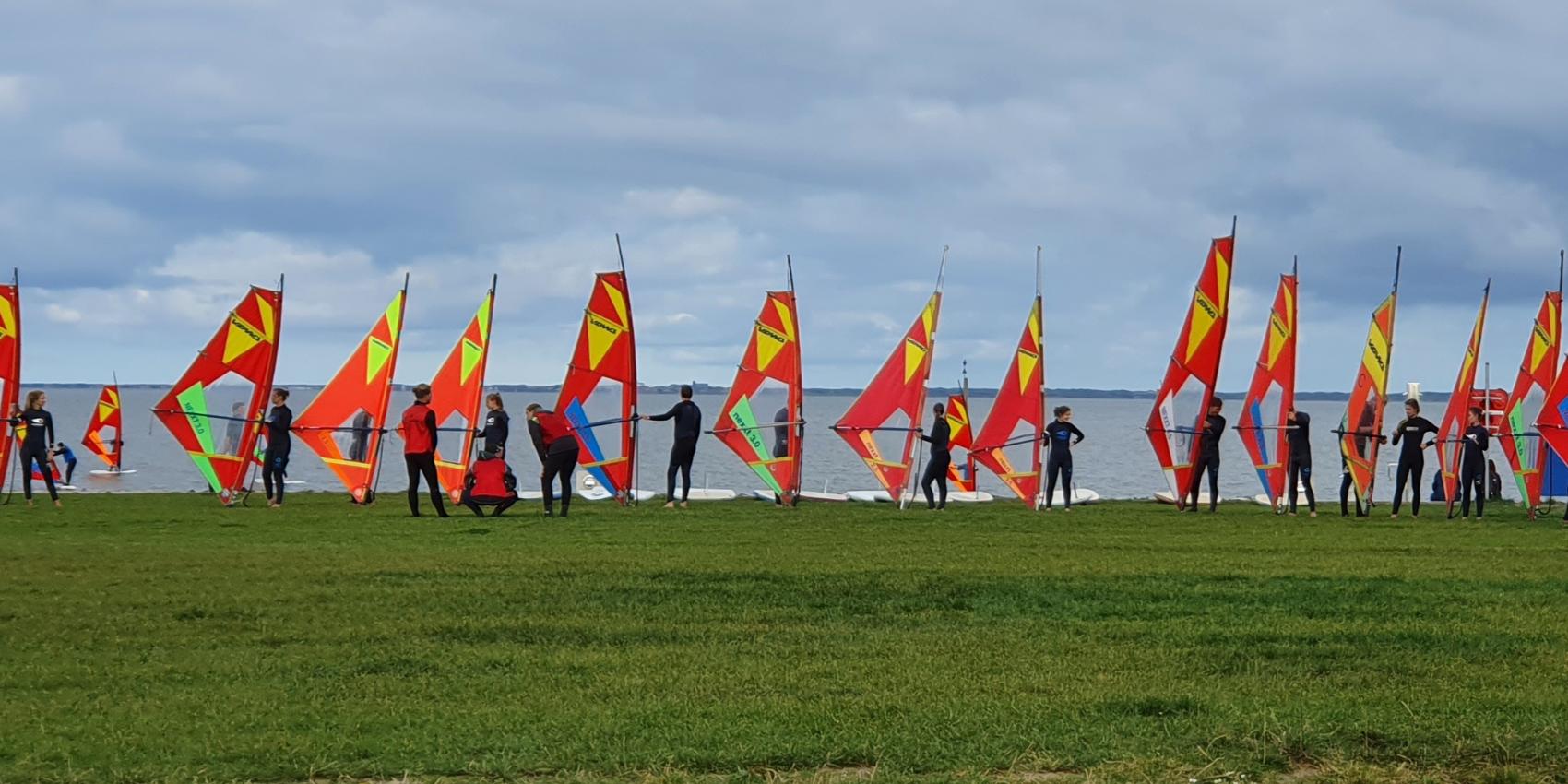 Windsurfer in der Nordsee
