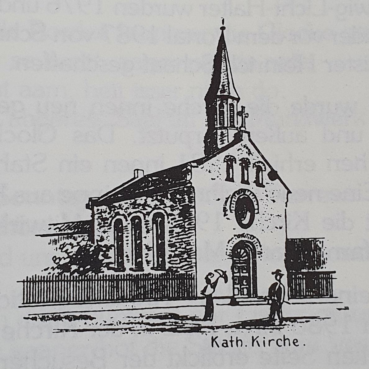 Armsheim Kirche St. Remigius Anno dazumal