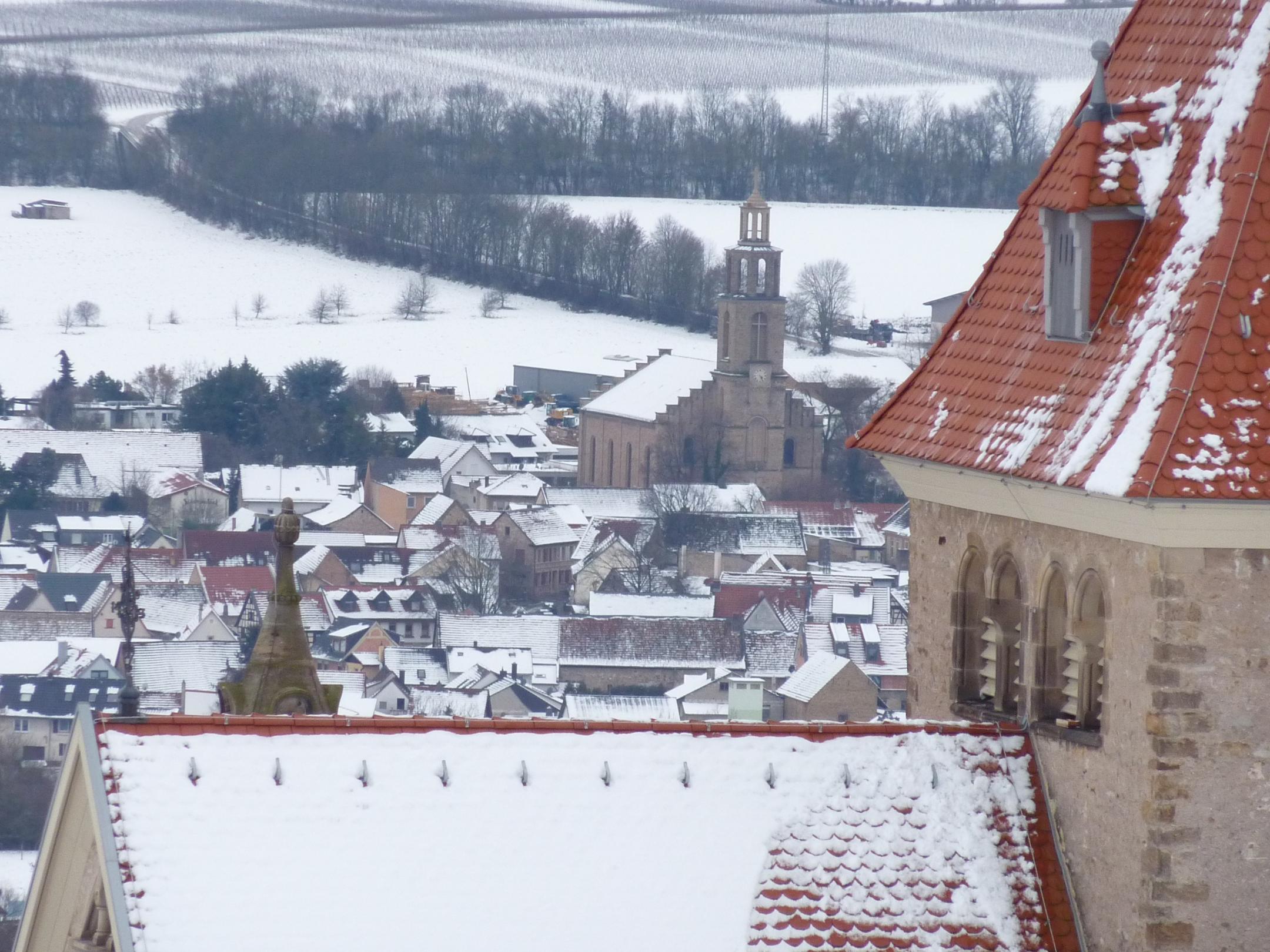 Winterstimmung aus Gau-Bickelheim Januar 2023