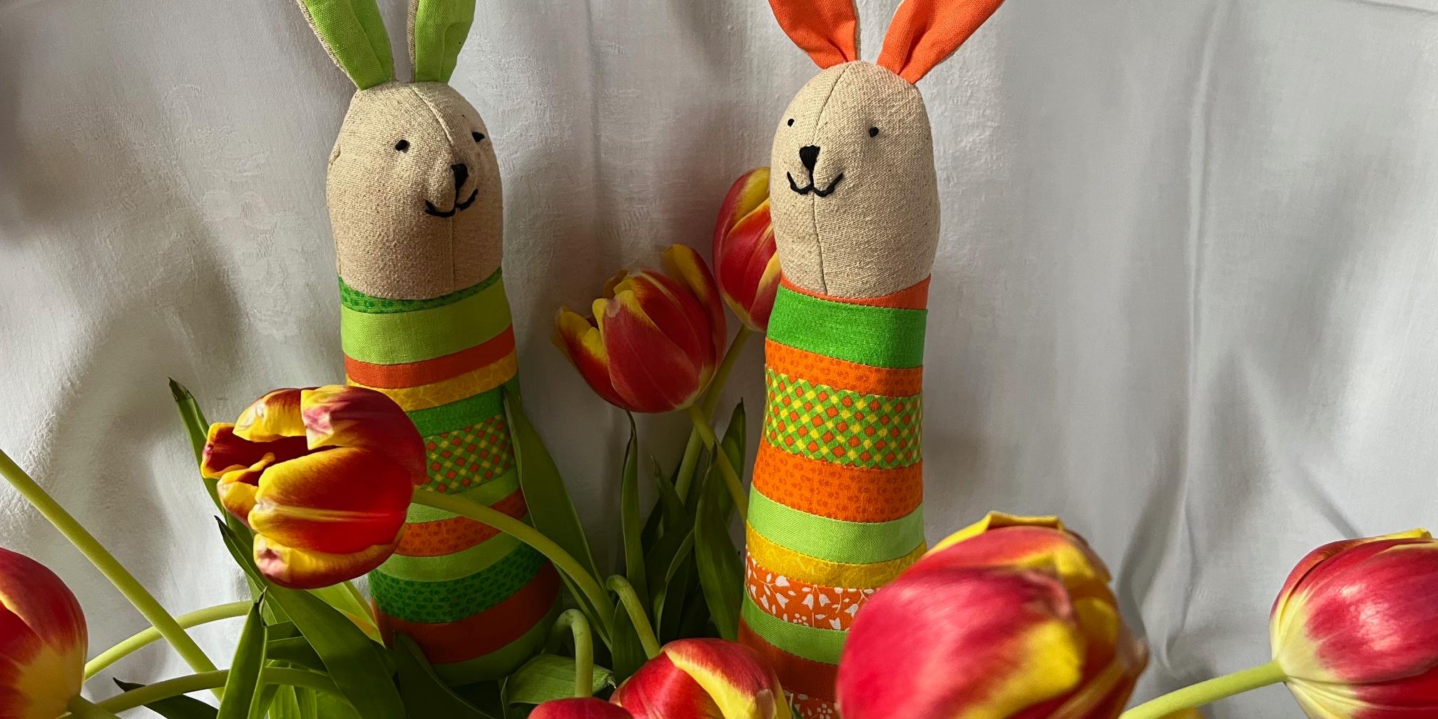 KöB Wörrstadt Selbstgenähte Osterhasen