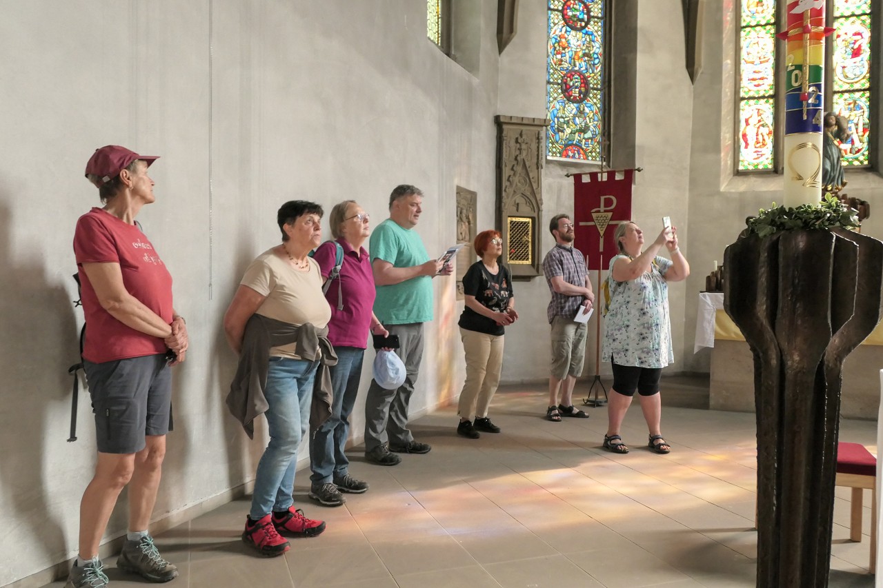 Pilgern-vom-Mittelpunkt Rheinhessens bis zu r Bergkirche in Udenheim