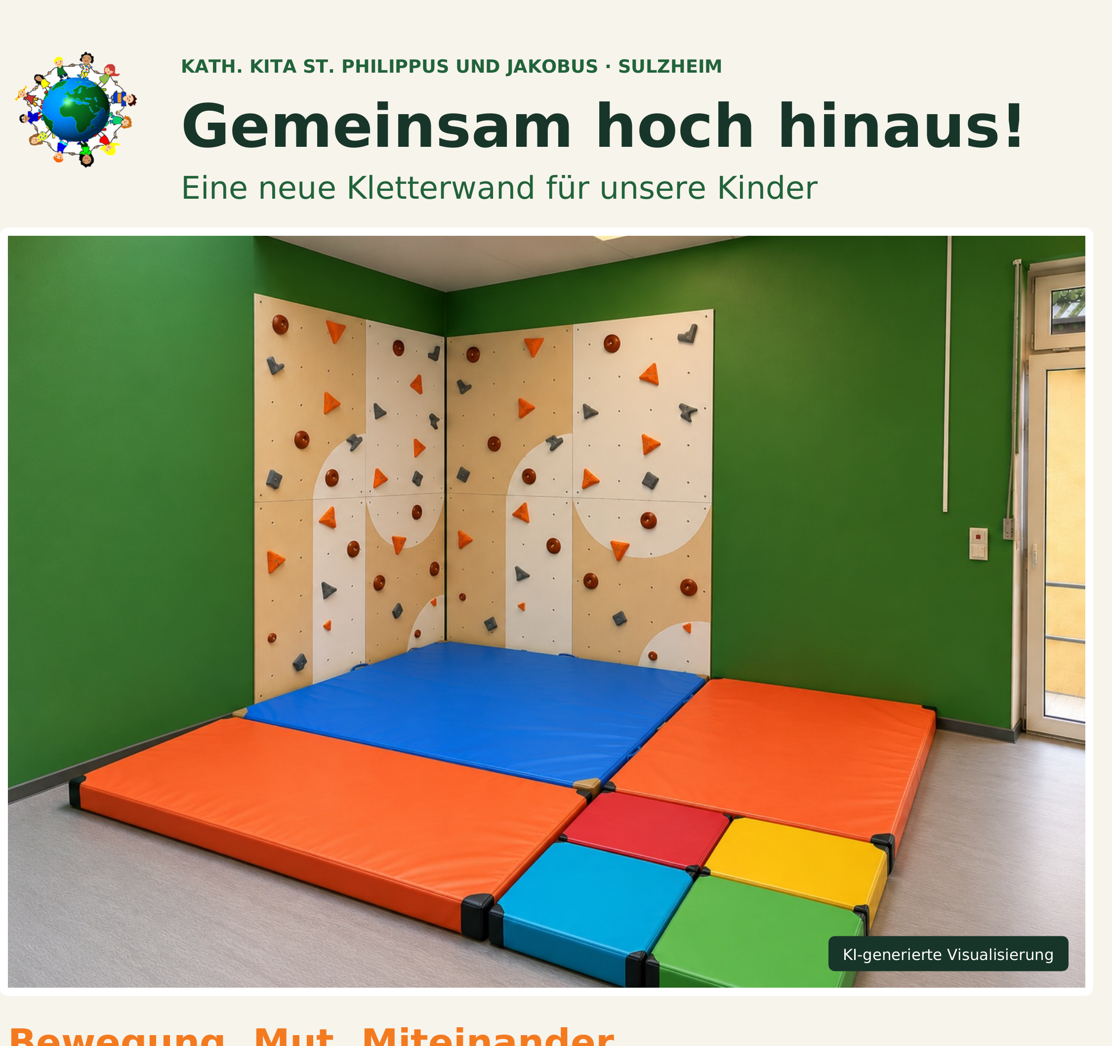 Kletterwand