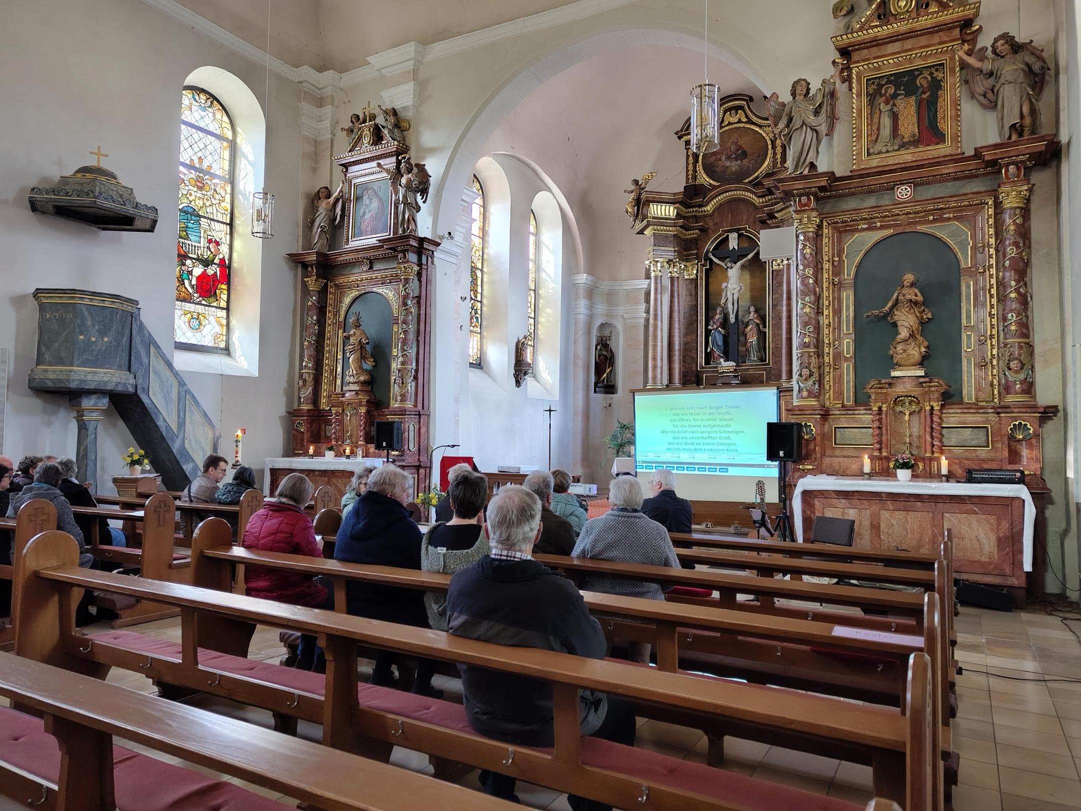 Mitsing-Andacht in Sulzheim