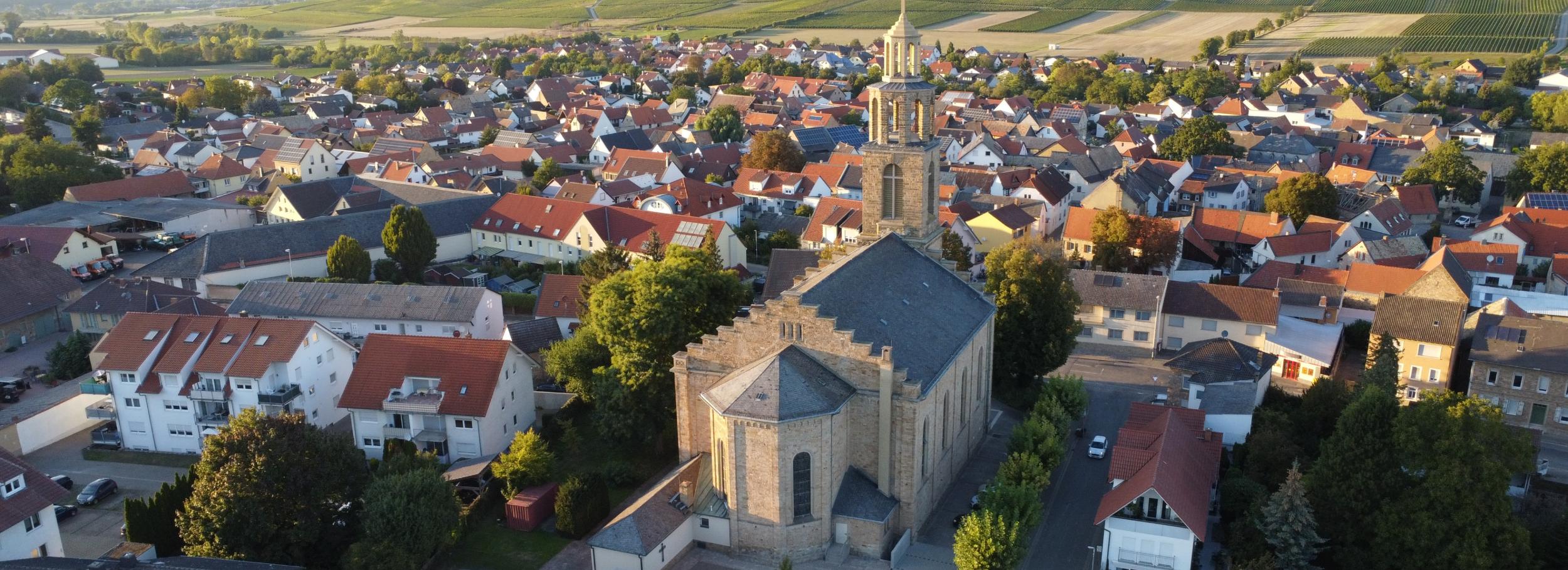 Blick auf Gau-Bickelheim