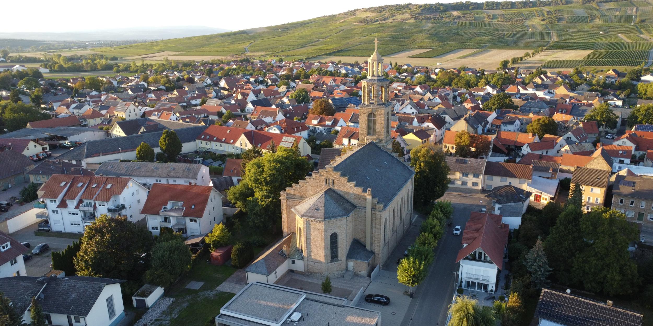 Blick auf Gau-Bickelheim