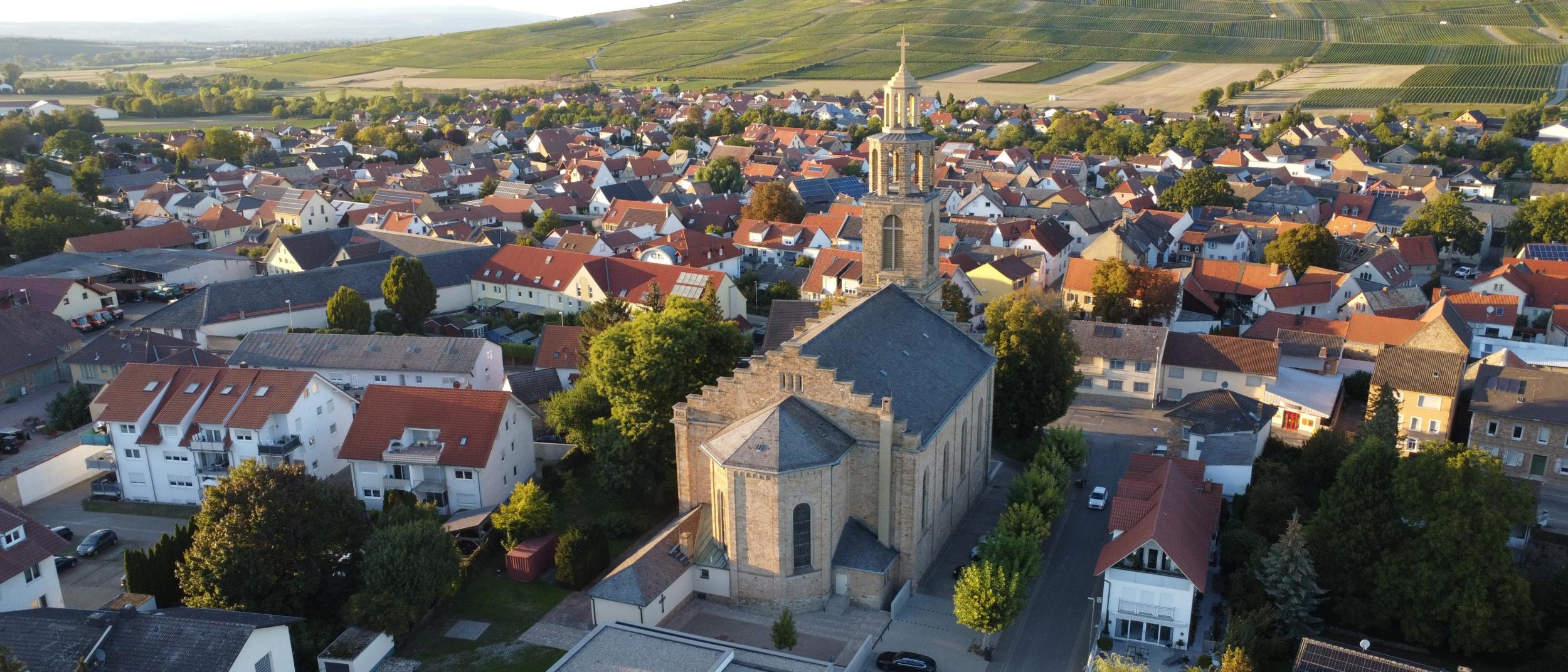 Blick auf Gau-Bickelheim