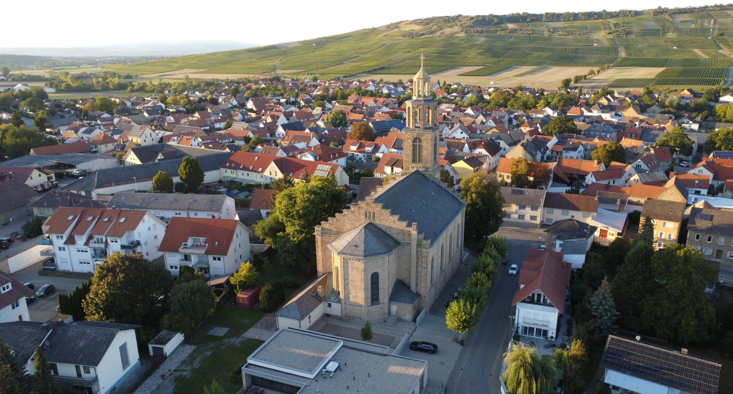 Blick auf Gau-Bickelheim