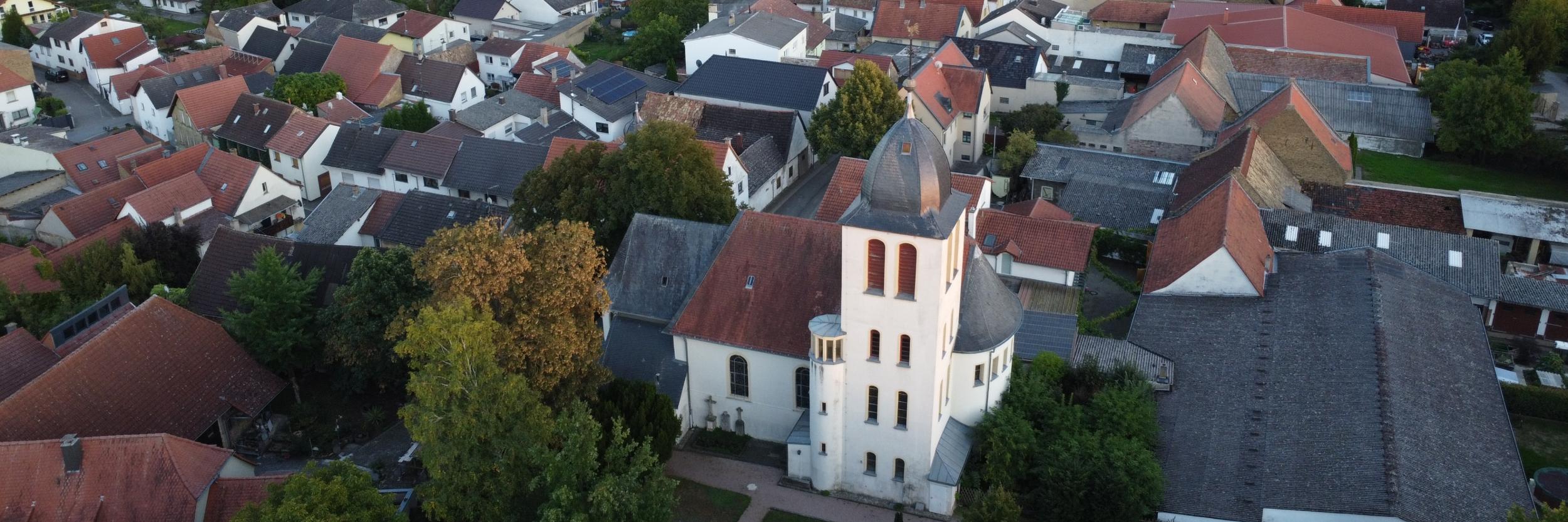 Blick auf Gau-Weinheim