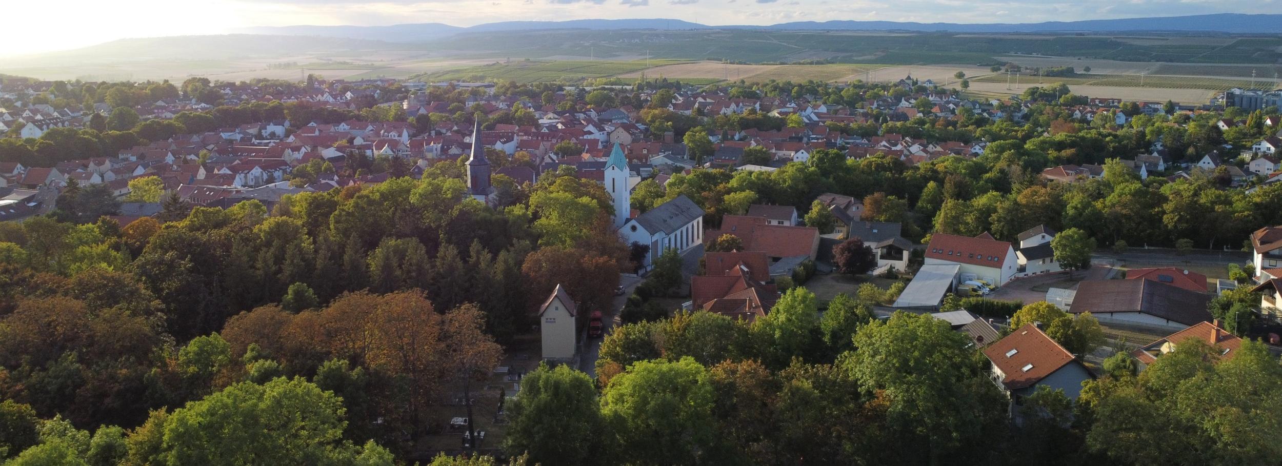 Blick auf Wörrstadt