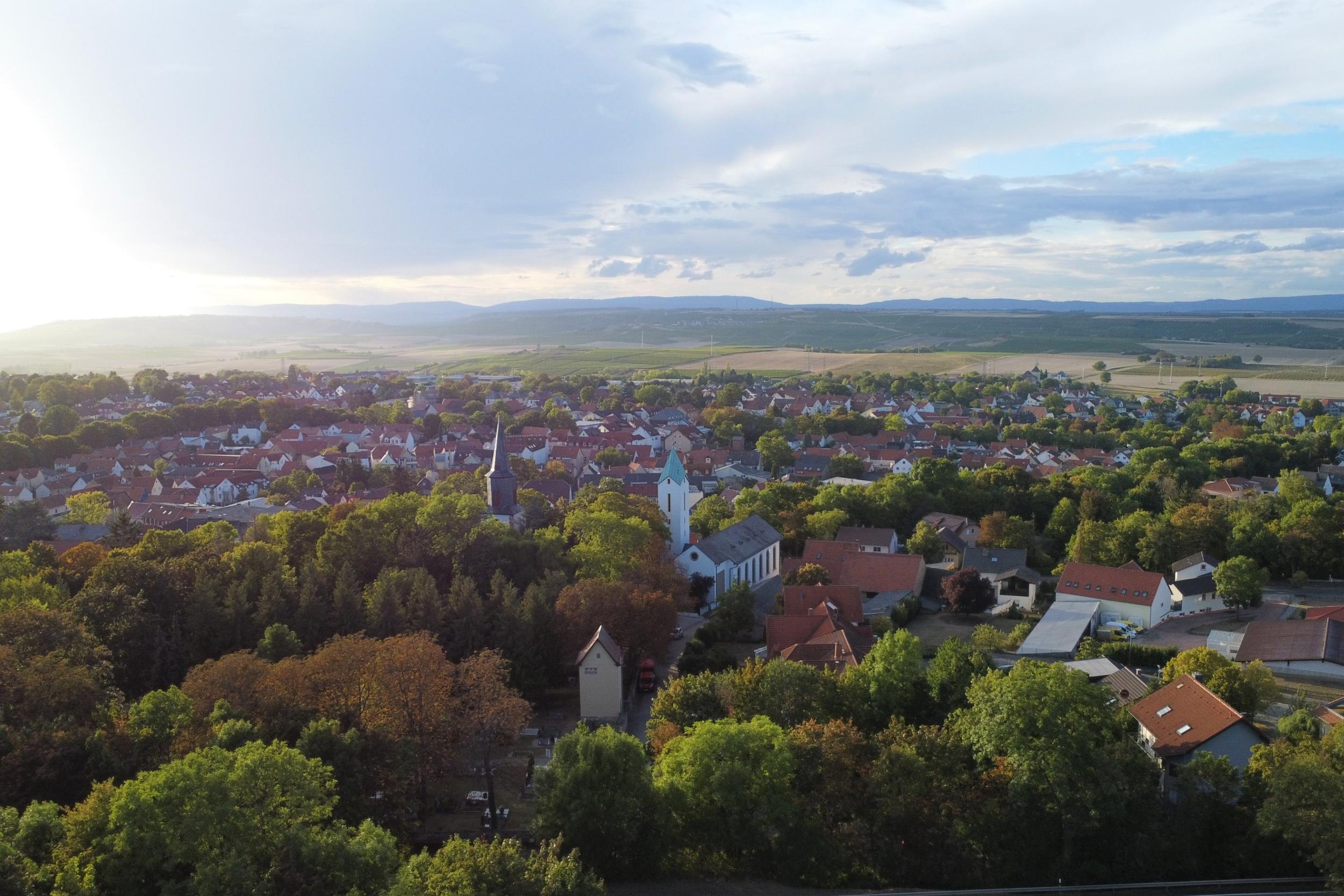 Blick auf Wörrstadt