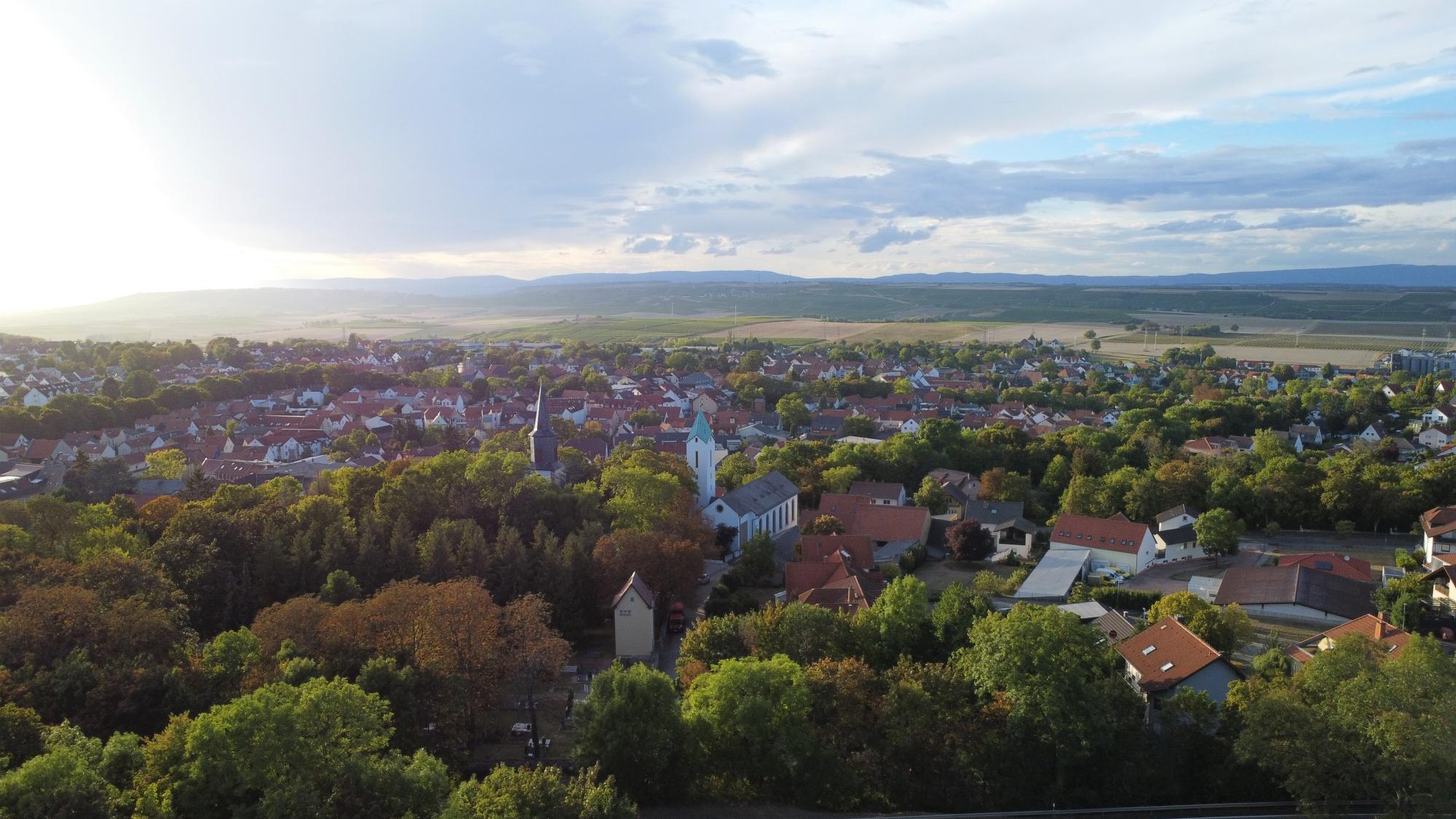 Blick auf Wörrstadt