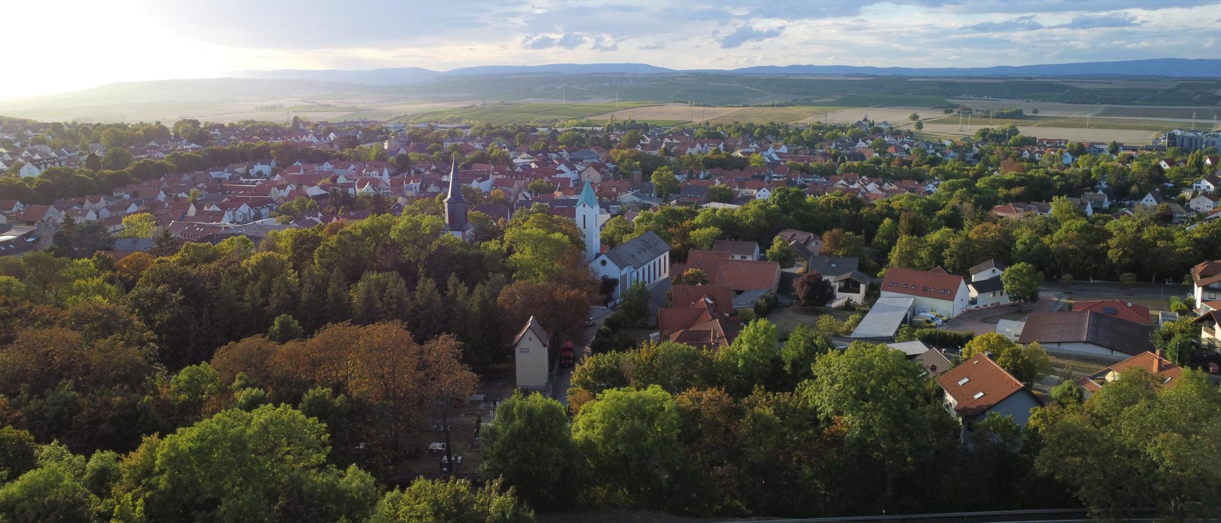 Blick auf Wörrstadt
