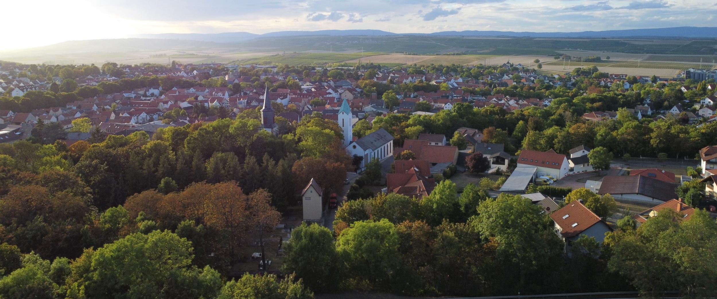 Blick auf Wörrstadt