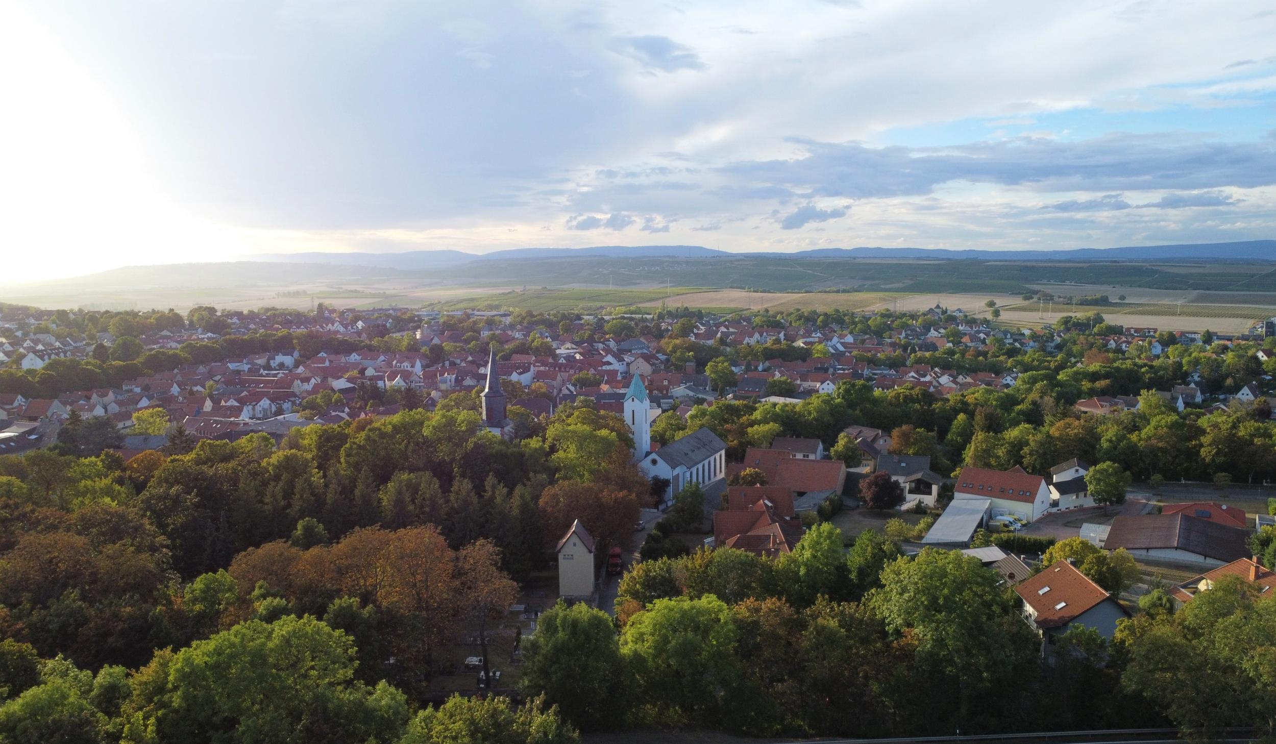 Blick auf Wörrstadt