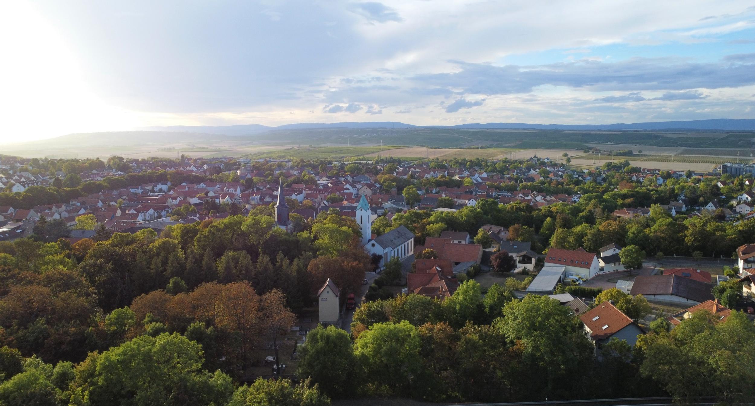 Blick auf Wörrstadt