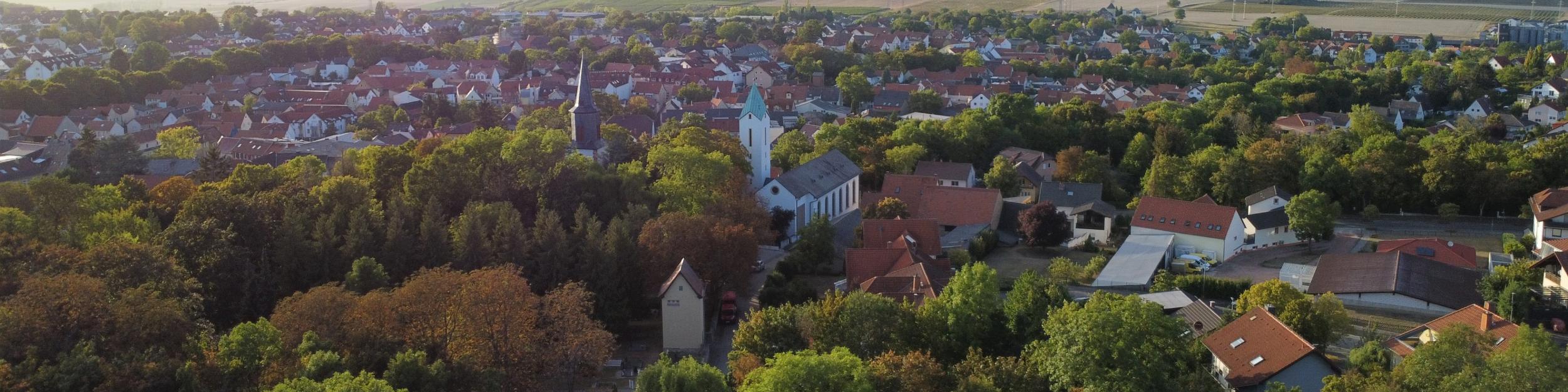 Blick auf Wörrstadt