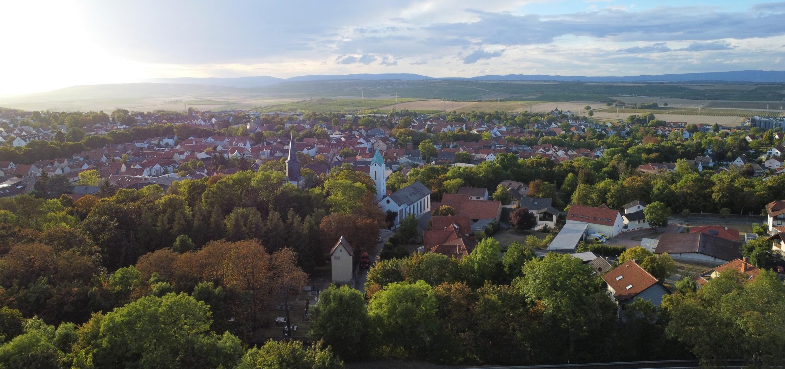 Blick auf Wörrstadt