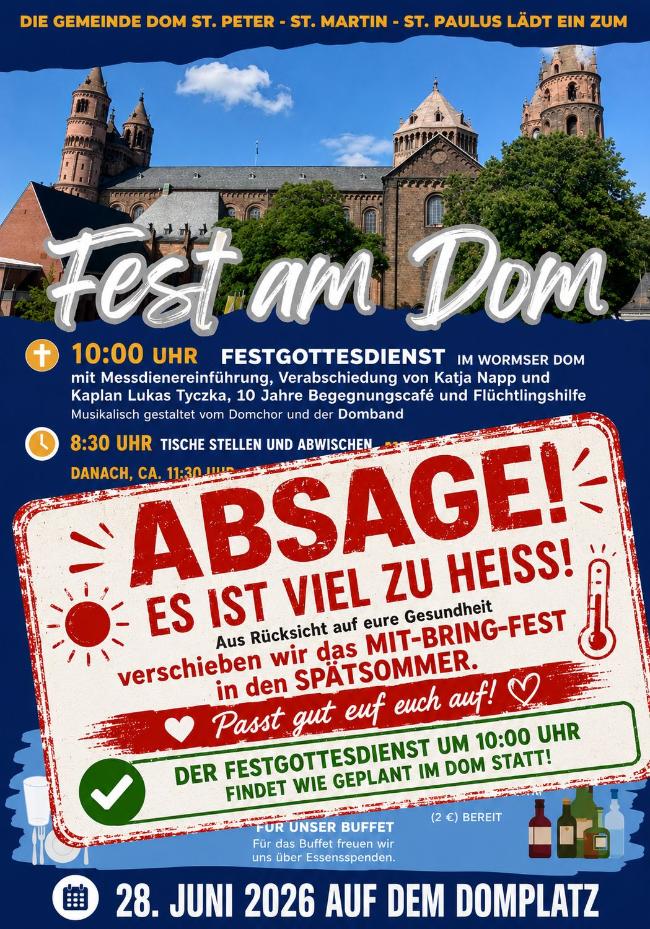 Absage Domfest