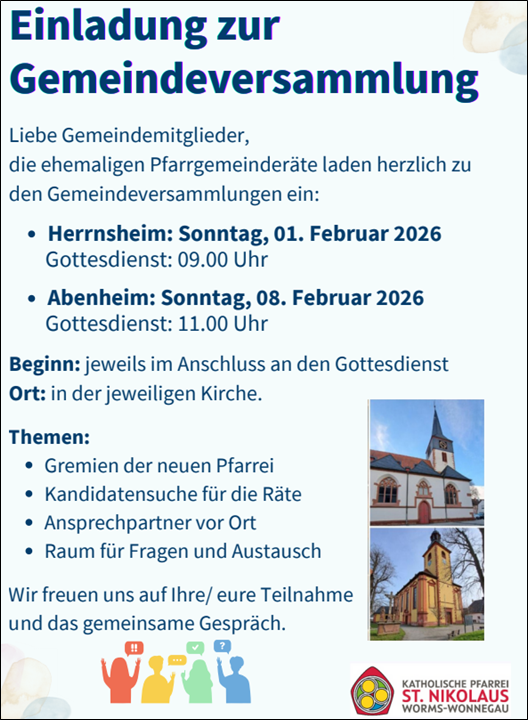 Einladung Gemeindeversammlungen He-Ab
