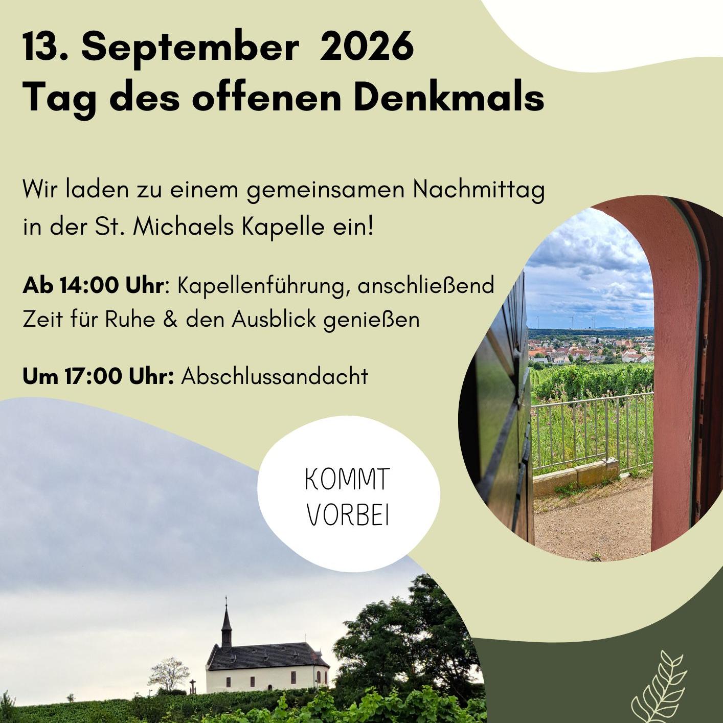 Tag des offenen Denkmals 2026