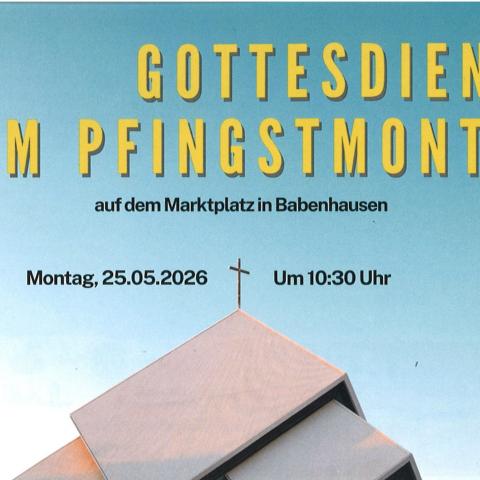 Babenhausen Gottesdienst am Pfingstmontag