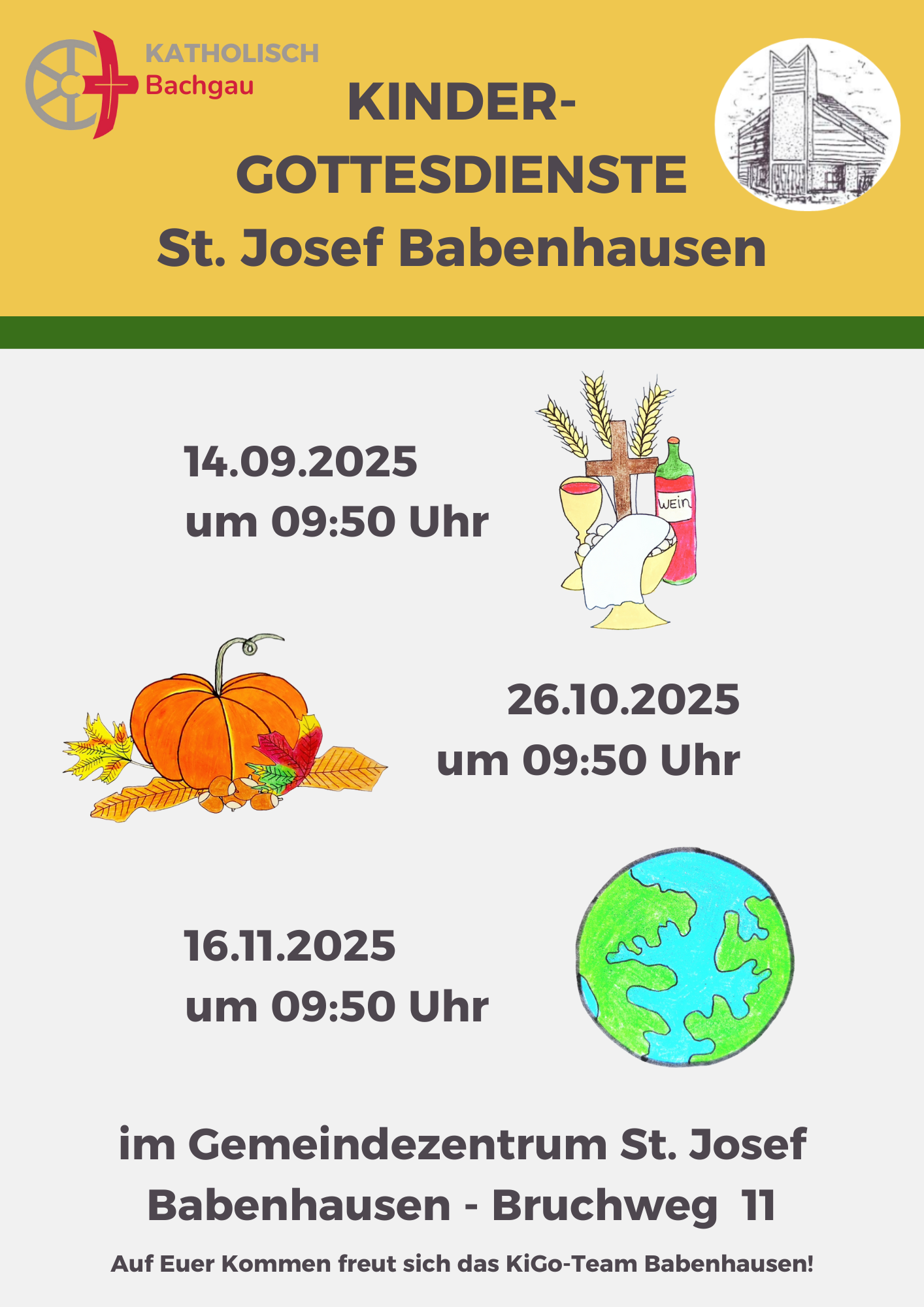 Kindergottesdienste in St. Josef