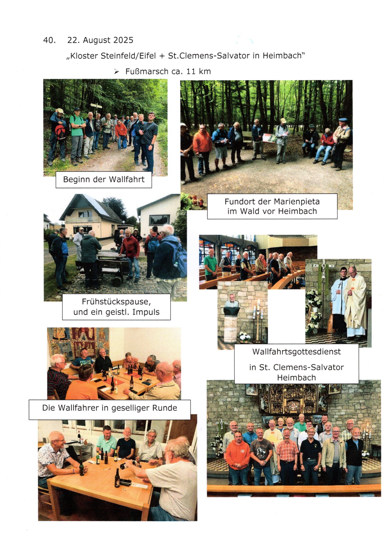 MW 2025 40. Wallfahrt - Kloster Steinfeld   St.Clemens-Salvator i.d.Eifel