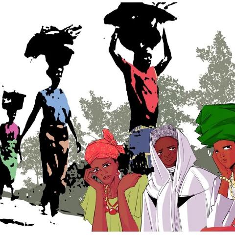 mit dem Titel „Rest for the Weary“ von der Künstlerin Gift Amarachi Ottah