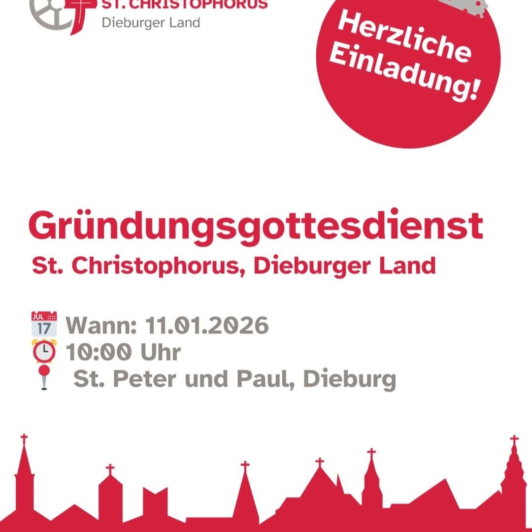 Einladung zum Gründungsgottesdienst