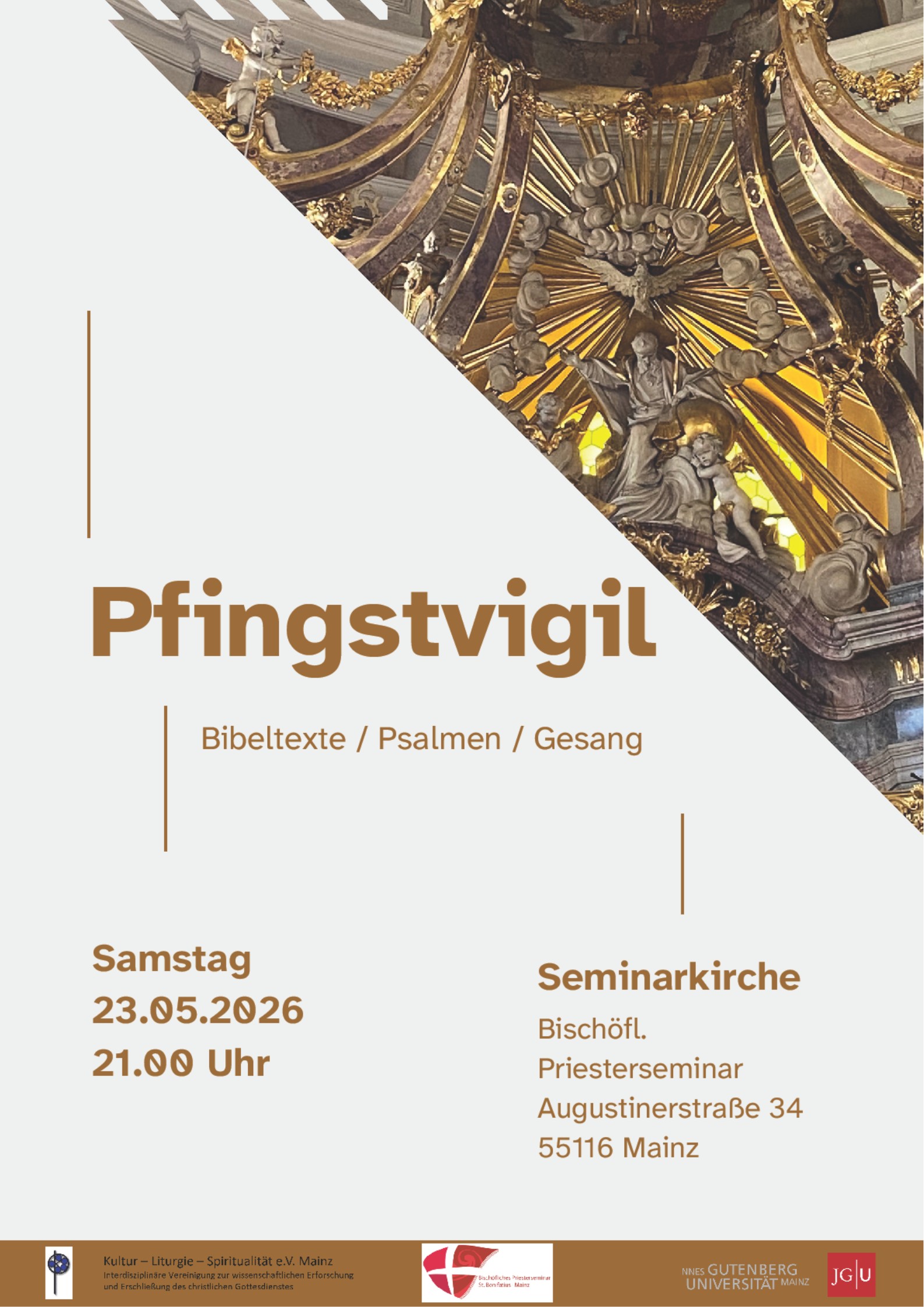 Pfingstvigil 2026 Augustinerkirche