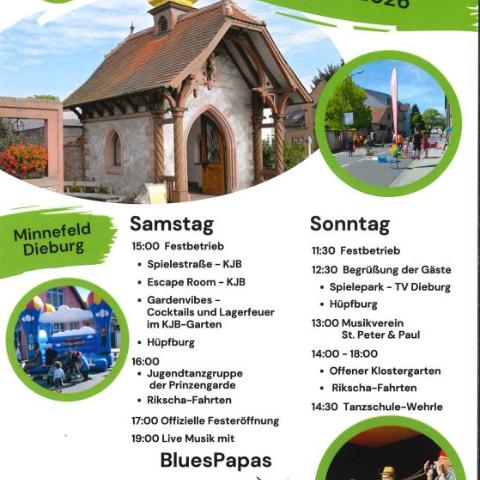 Plakat für das Dieburger Wendelinusfest des Odenwaldklubs 2026