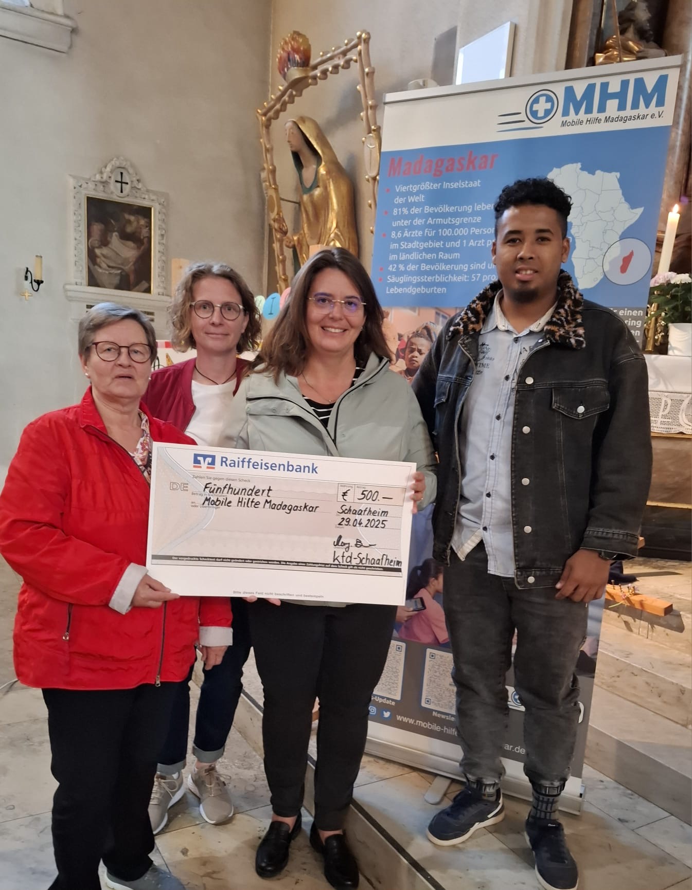 Foto Spendenübergabe