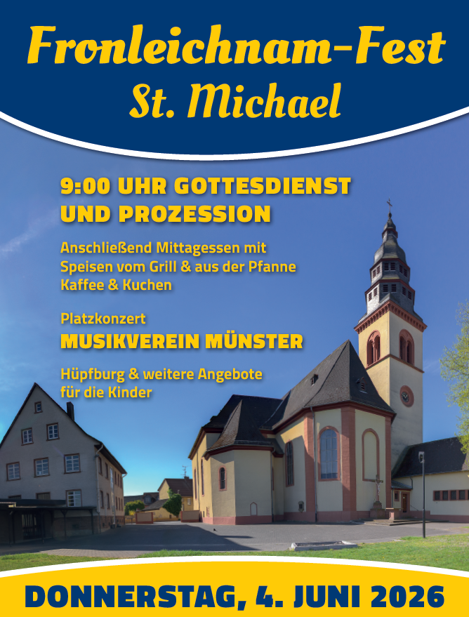 Plakat Fronleichnamsfest 2026