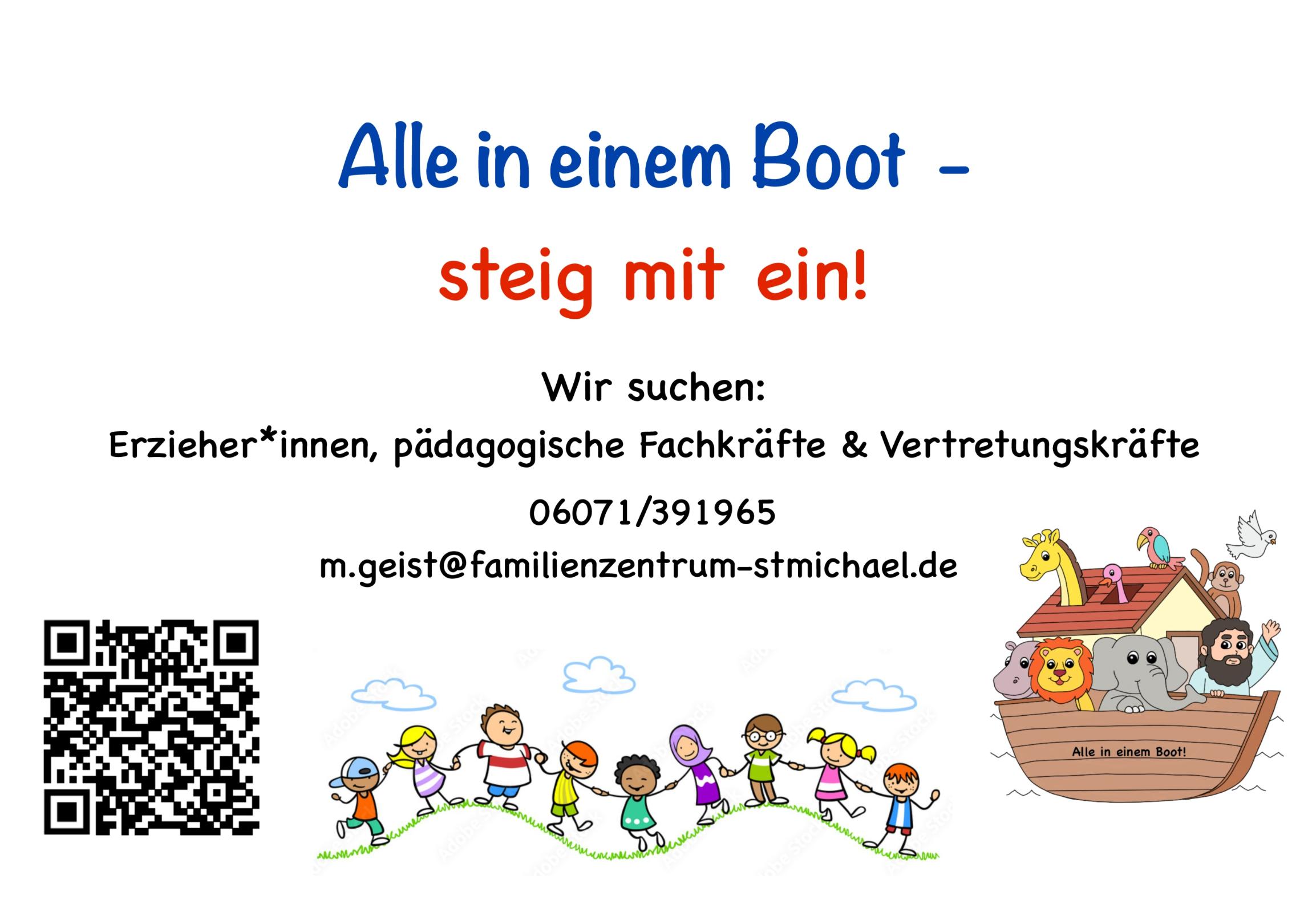 Stellenanzeige Familienzentrums St. Michael in Münster