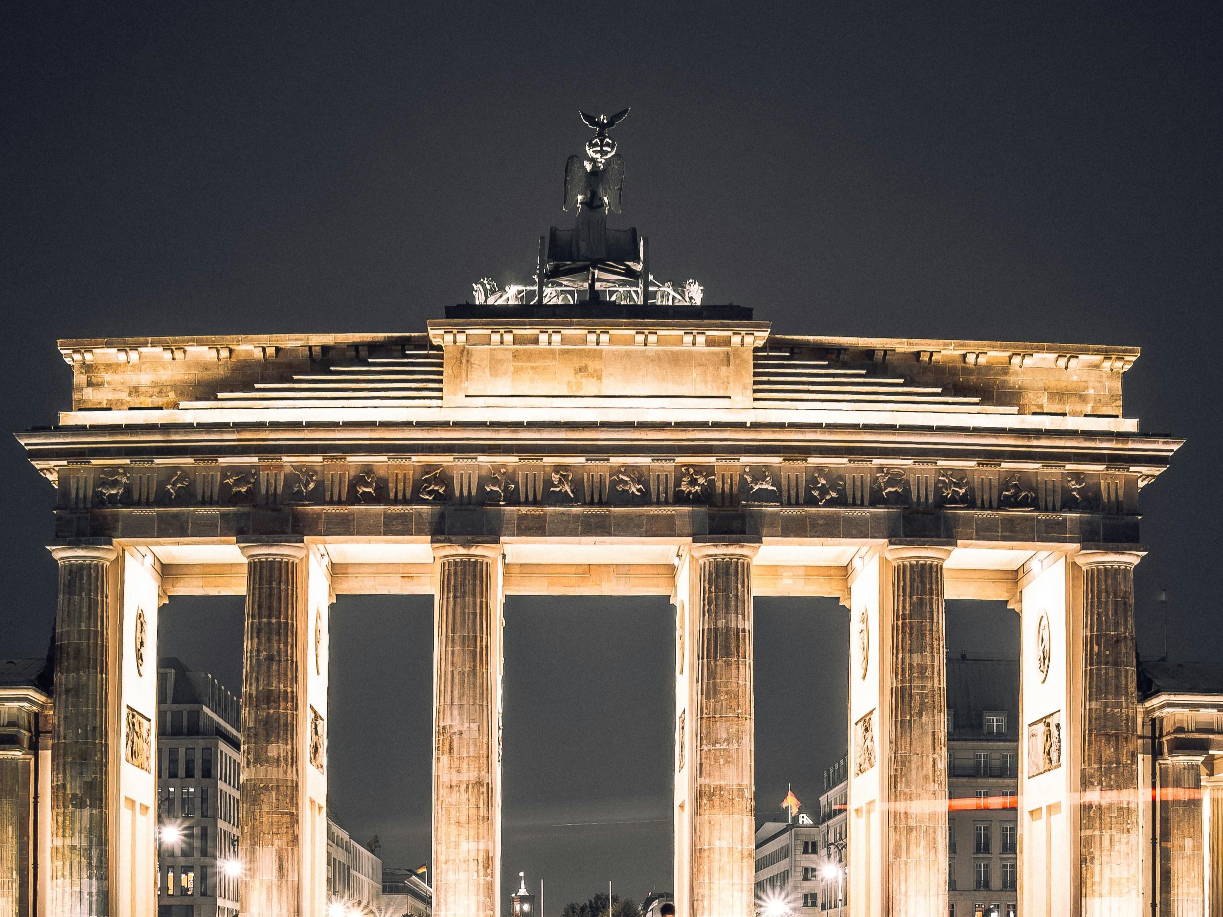 Brandenburger Tor an Weihnachten