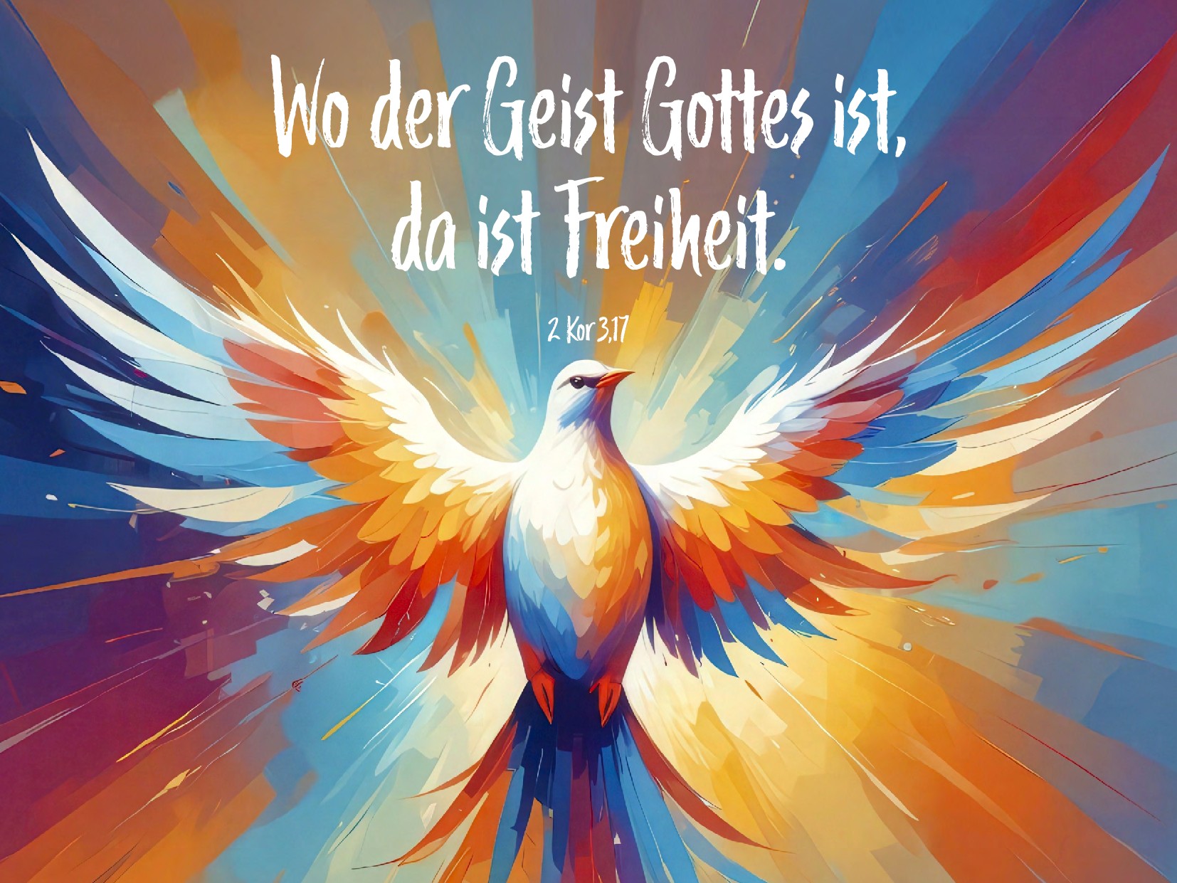 Motiv der Einladung zur Firmung 2025 in der Pfarrei Hl. Marianne Cope Heppenheim