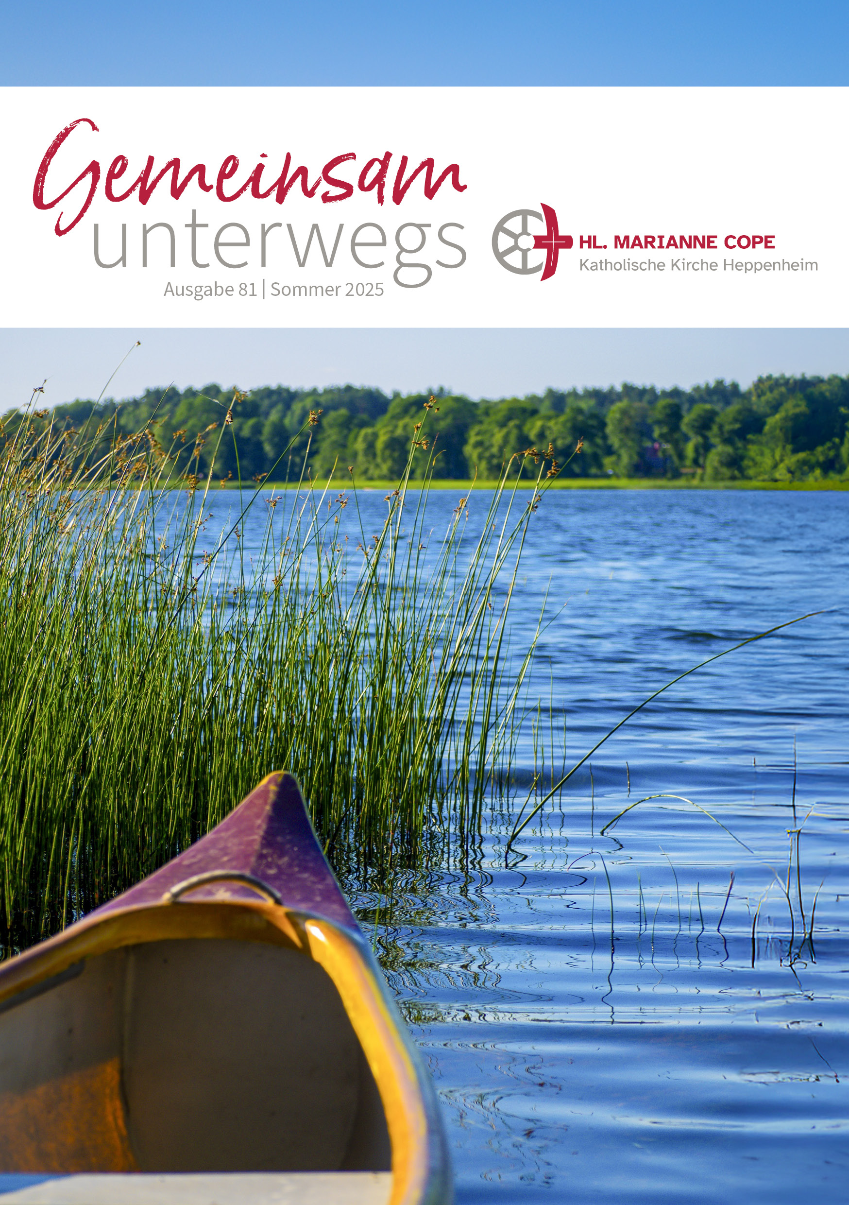 Pfarrbrief / Gemeindemagazin Gemeinsam unterwegs (GU) - Ausgabe Juli & August 2025