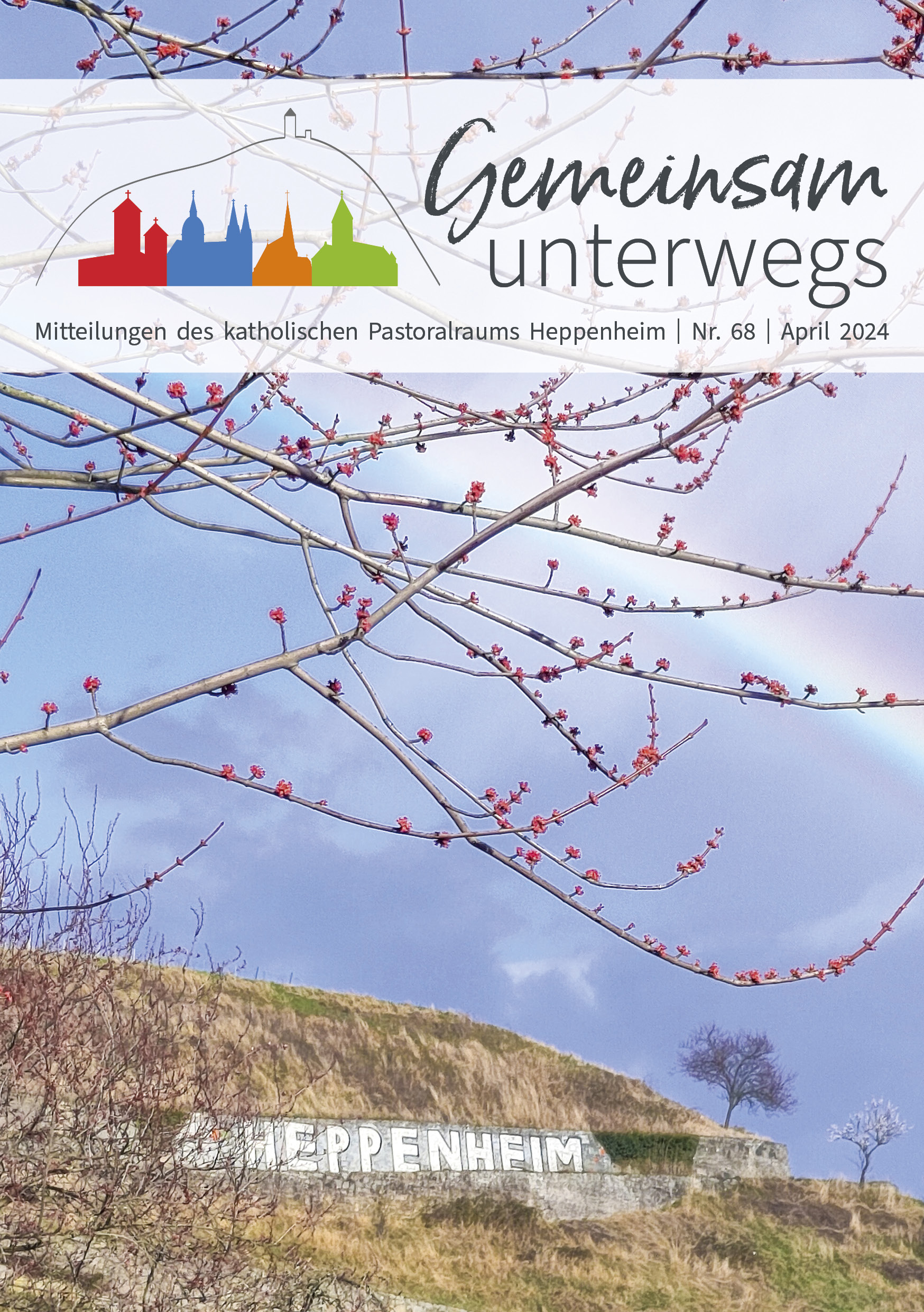 Titelblatt - Gemeinsam unterwegs - Ausgabe: April (Ostern) 2024